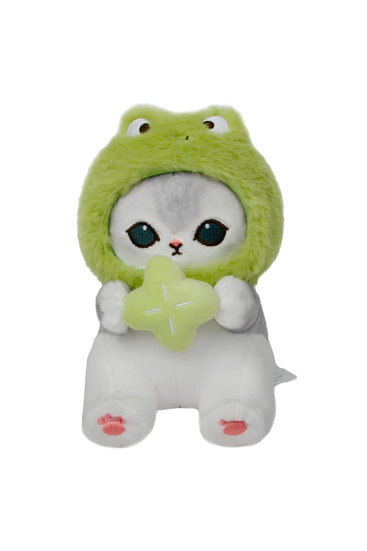 اسباب بازی های پشمی لباس گربه در قورباغه 35 سانتی متر موفوسند بچه مخمل خواب دار SANRIO KAWAII سلام NB market
