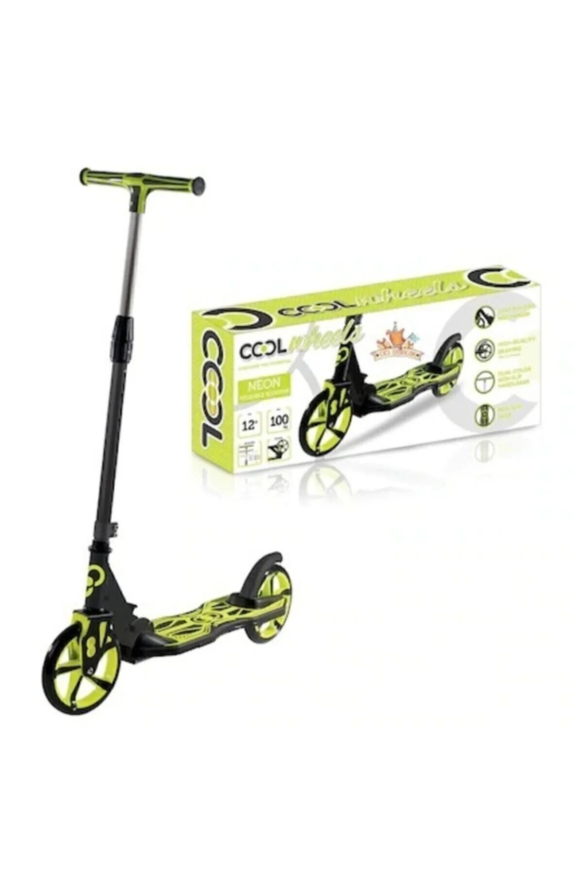 اسکوتر سبز مردانه و زنانه +12 مارک اسکاتلند با 100 کیلوگرم ظرفیت قابل تنظیم کول ویلز Cool Wheels