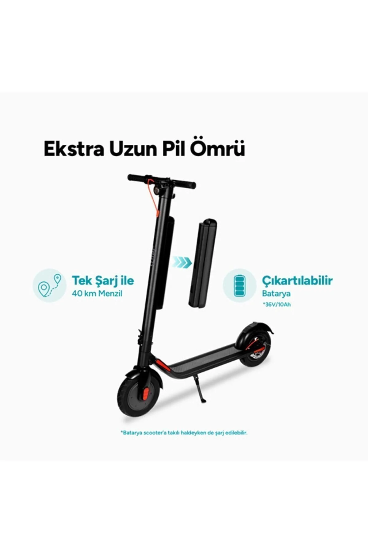 اسکوتر برقی 2ES002 تاشو PRO BLACK Ttec