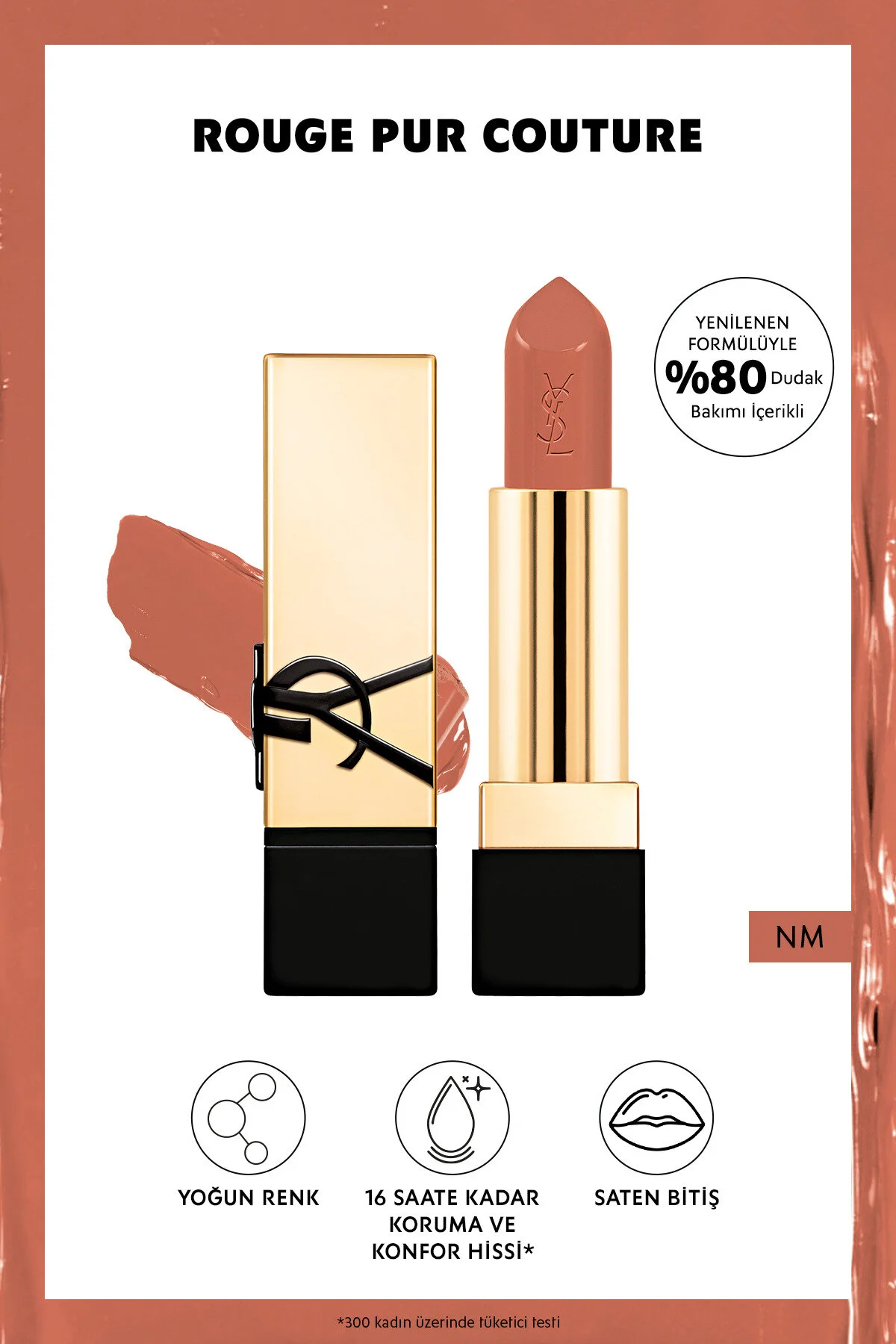 رژ لب ROUGE PUR COUTURE NM 3614273945370 ایو سن لوران Yves Saint Laurent