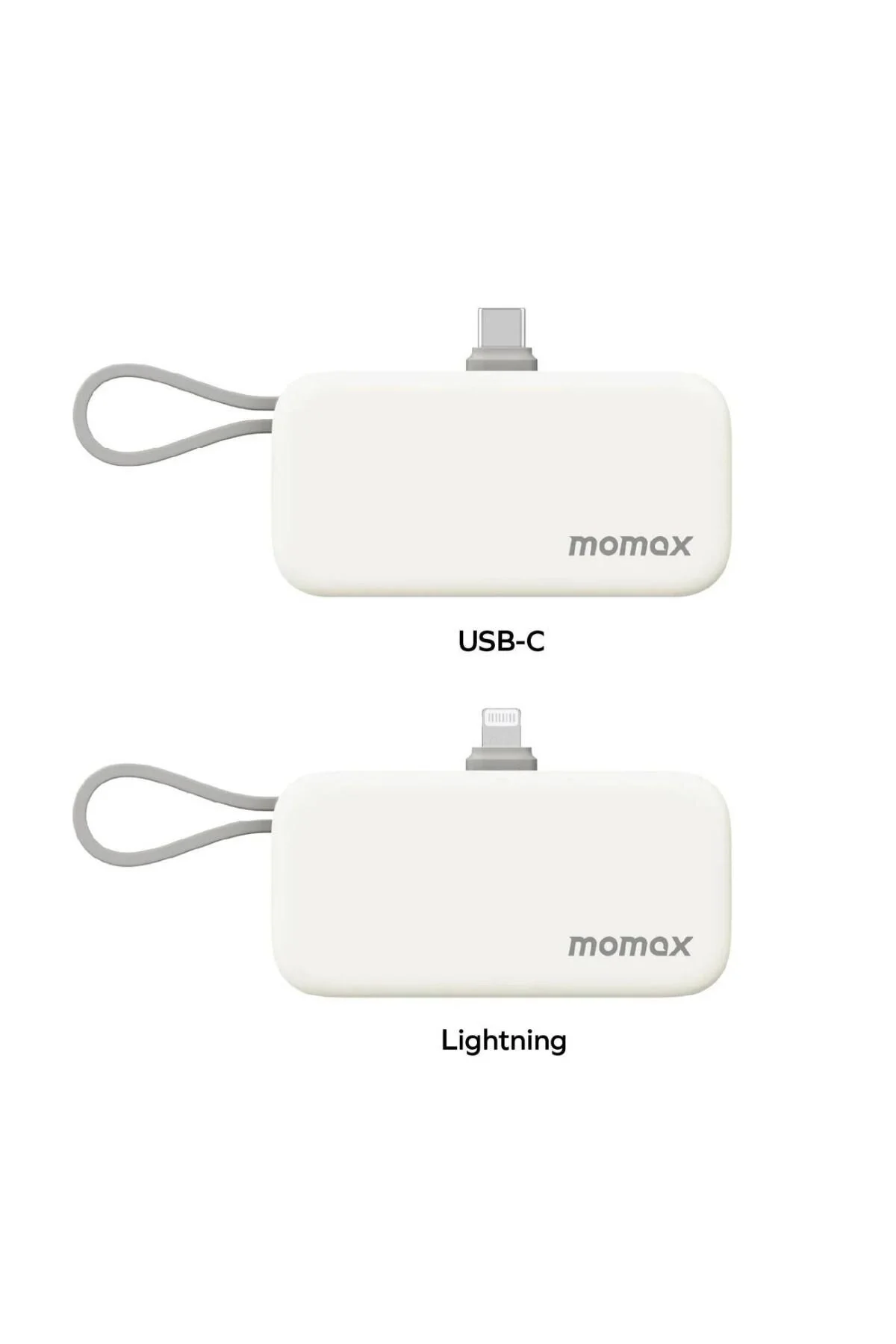 شارژر بی سیم قدرت مینی 5000MAH 3 در 1 USB C نارنجی Momax