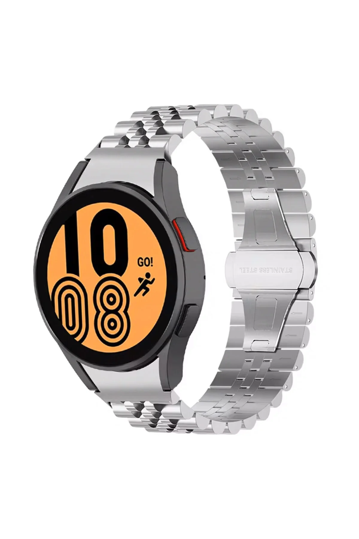 بند ساعت هوشمند ROLEX خمیده فولاد ضد زنگ سازگار با SAMSUNG GALAXY WATCH 4 5 PRO 6 40 42 43 44 45 46 47 MM redmud teknoloji