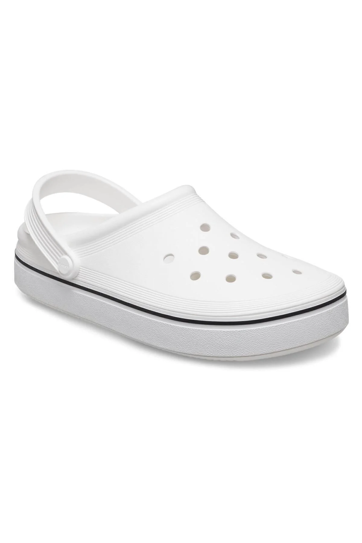 دمپایی مردانه زنانه یونیسکس خارج از کورت و سفید کراکس Crocs