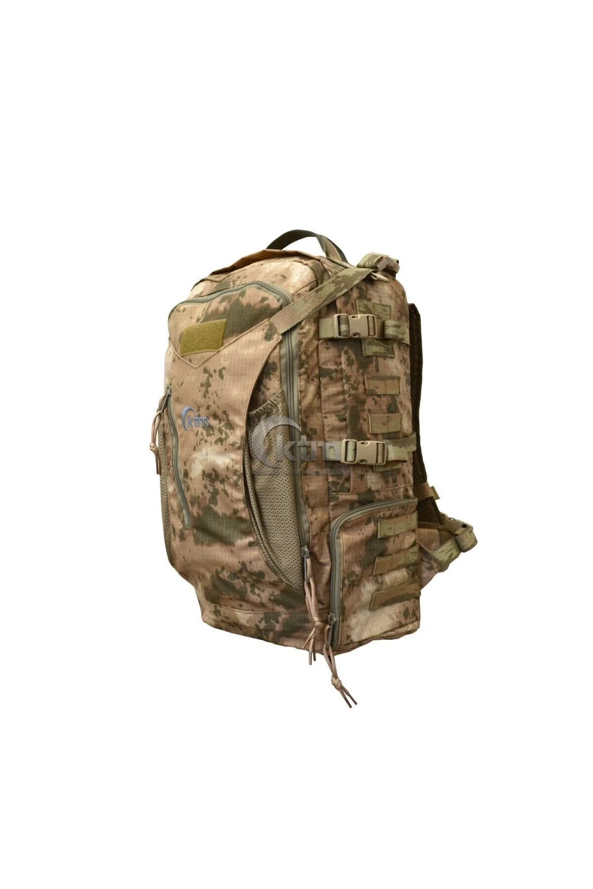 کوله پشتی سبز مردانه و زنانه موتور تاکتیکی 30+5 لیتر ژاندارمری کی تی ام KTM