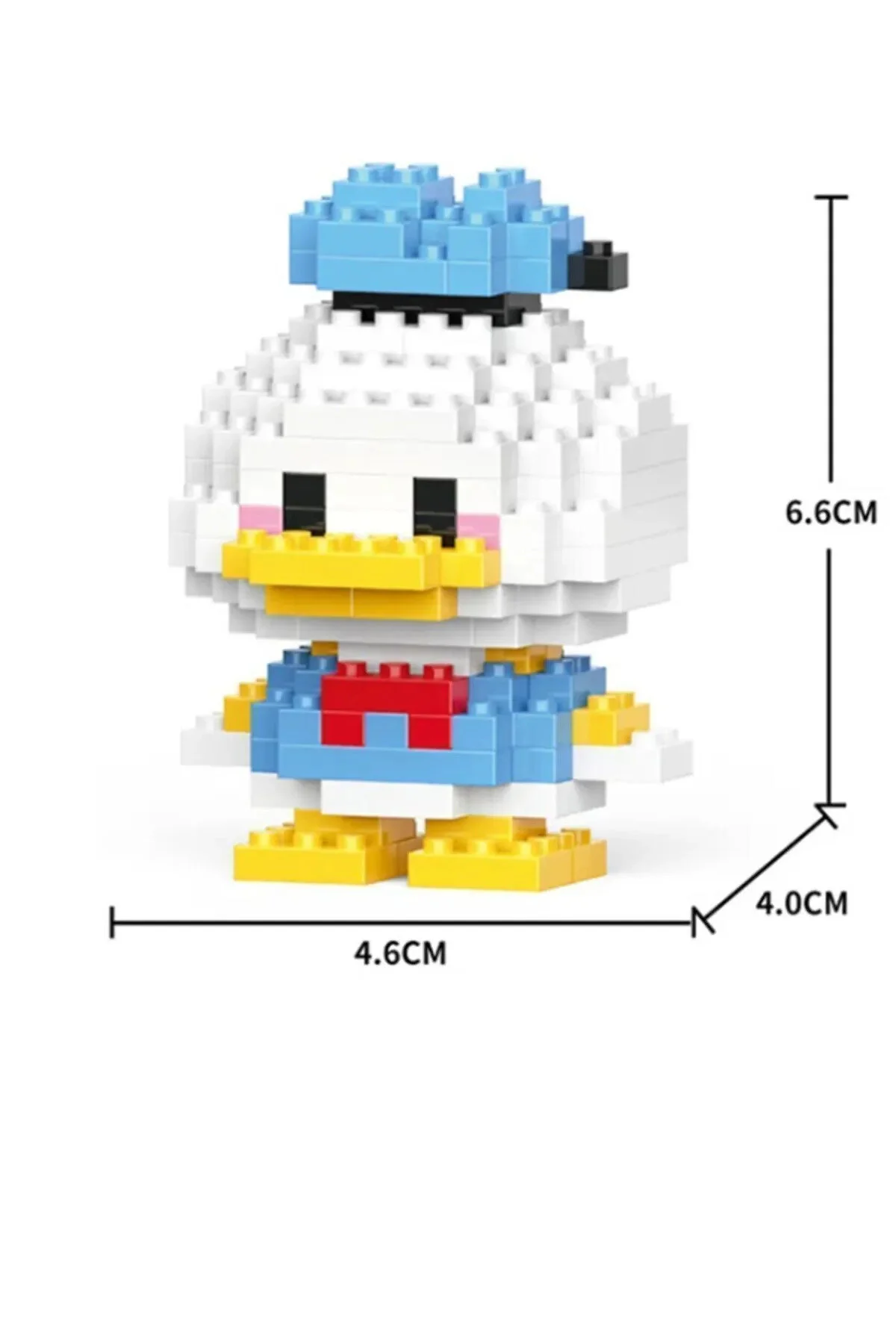 پازل سه بعدی آجر اردک دونالد اره منبت کاری مویی 3D لگو Bricks