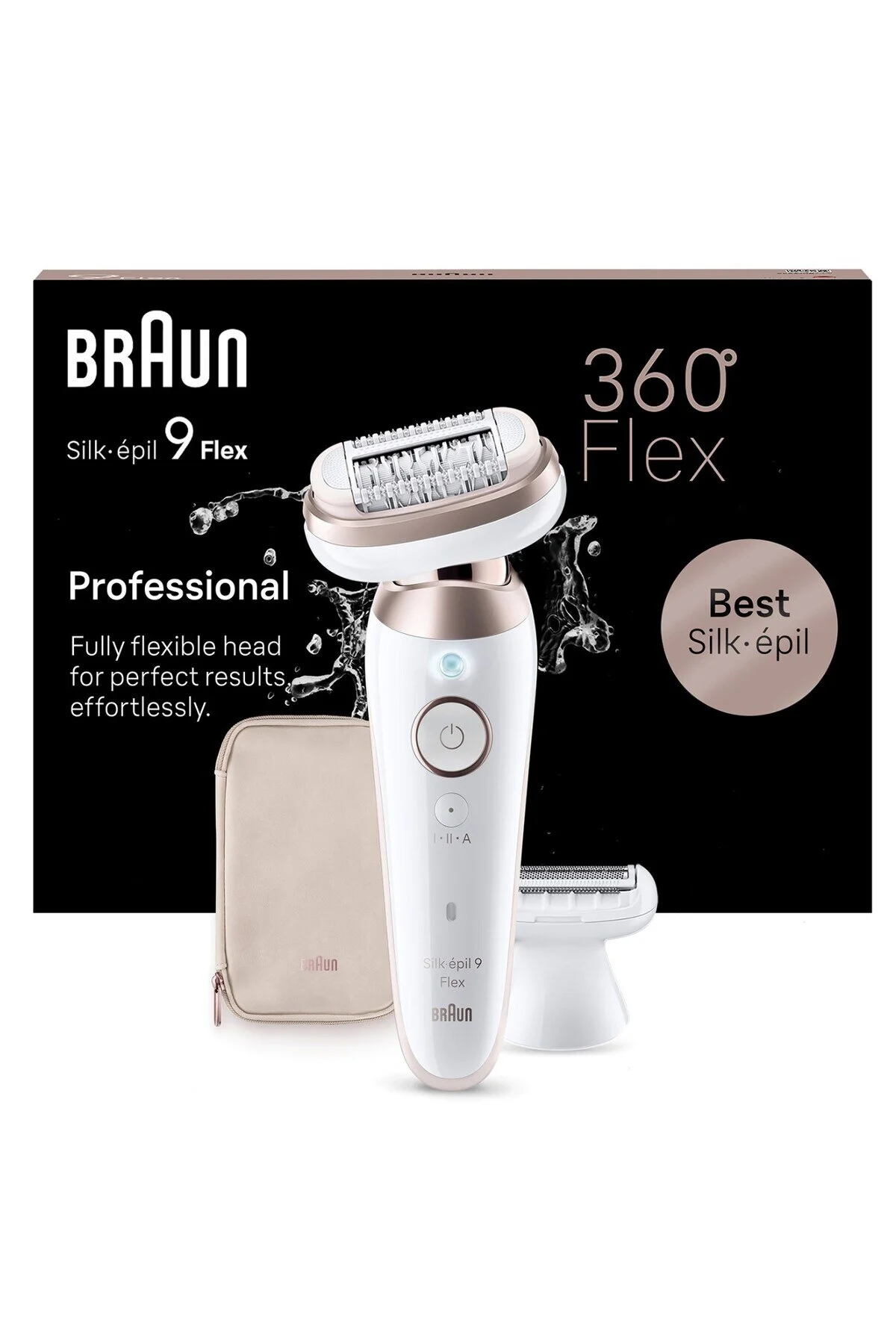 دستگاه لیزر IPL SILK ÉPIL 9 FLEX 030 EPILATOR 3D Braun