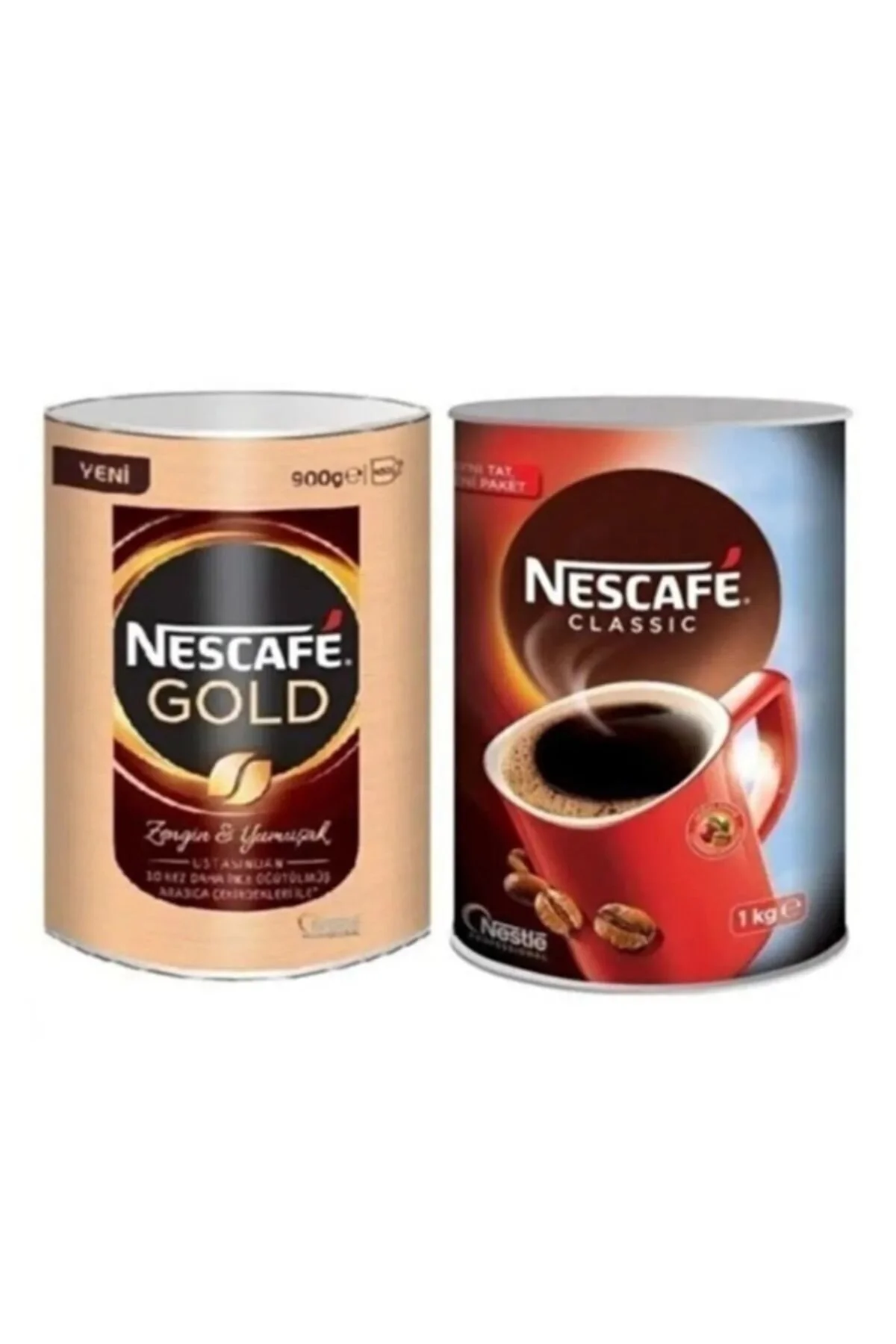 قهوه فوری قلع طلا 900 گرم کلاسیک نکافه 1 کیلوگرم نسکافه Nescafe