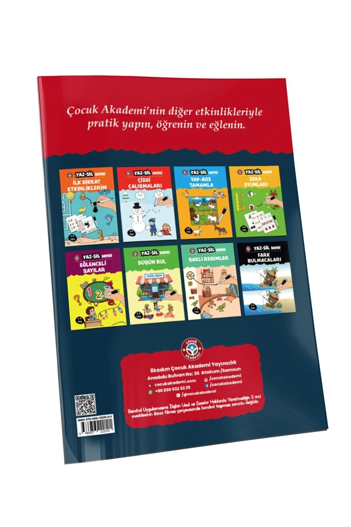 کتاب های فعالیت و آموزشی پیچ خم سری SUMMER DELETE Çocuk Akademi