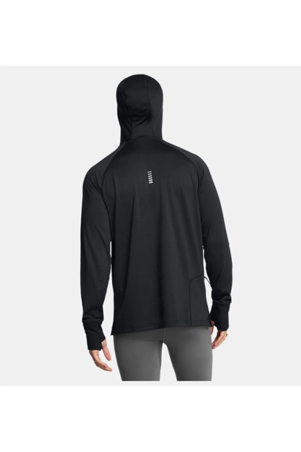 تی شرت ورزشی مشکی مردانه آستین بلند UA 001 Under Armour