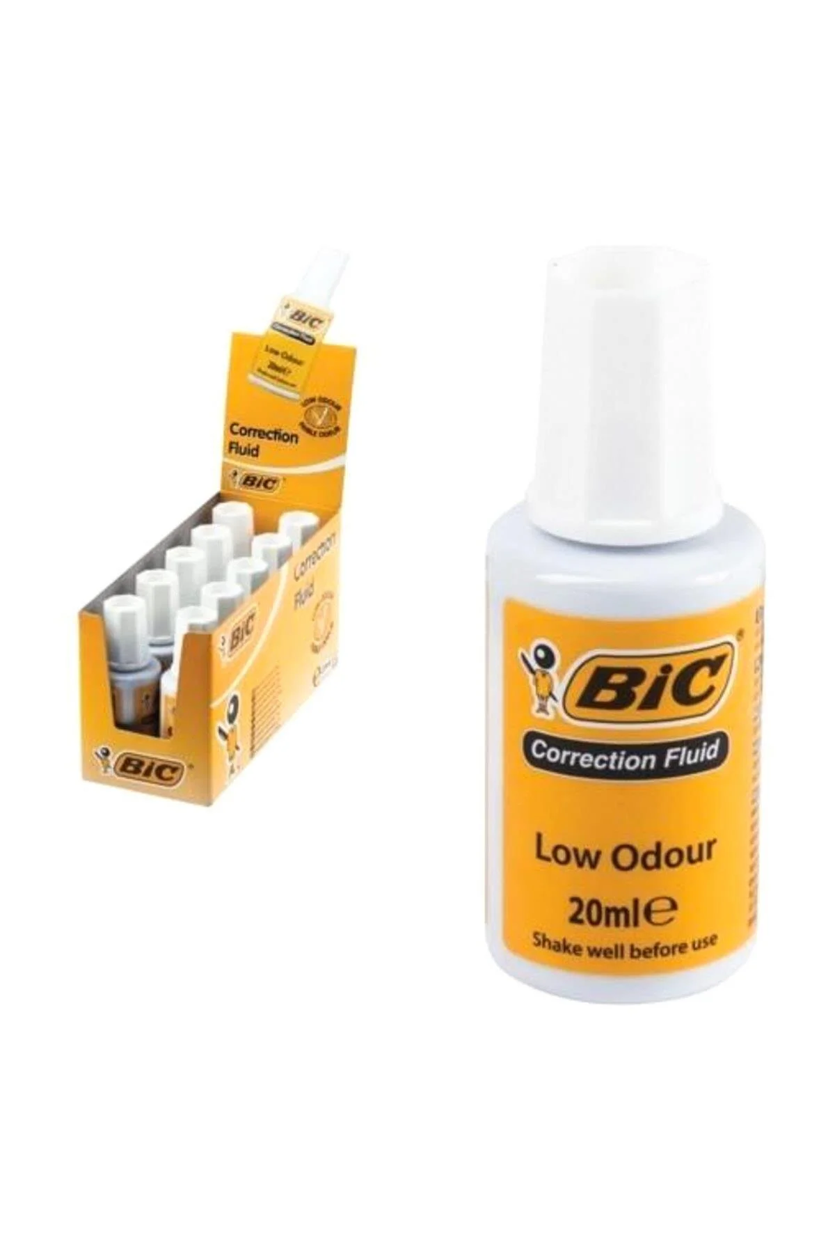 لاک یا نوار غلط گیر چند رنگ 20 میل برف پاک کن مایع 10 داکس بیک Bic