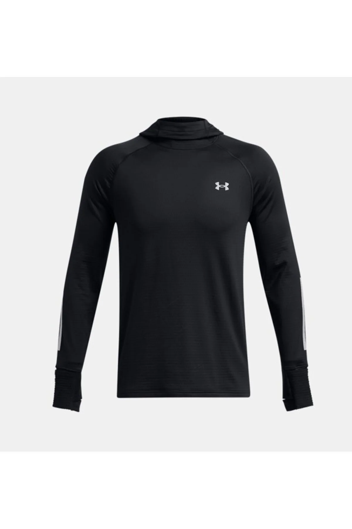 تی شرت ورزشی مشکی مردانه آستین بلند UA 001 Under Armour