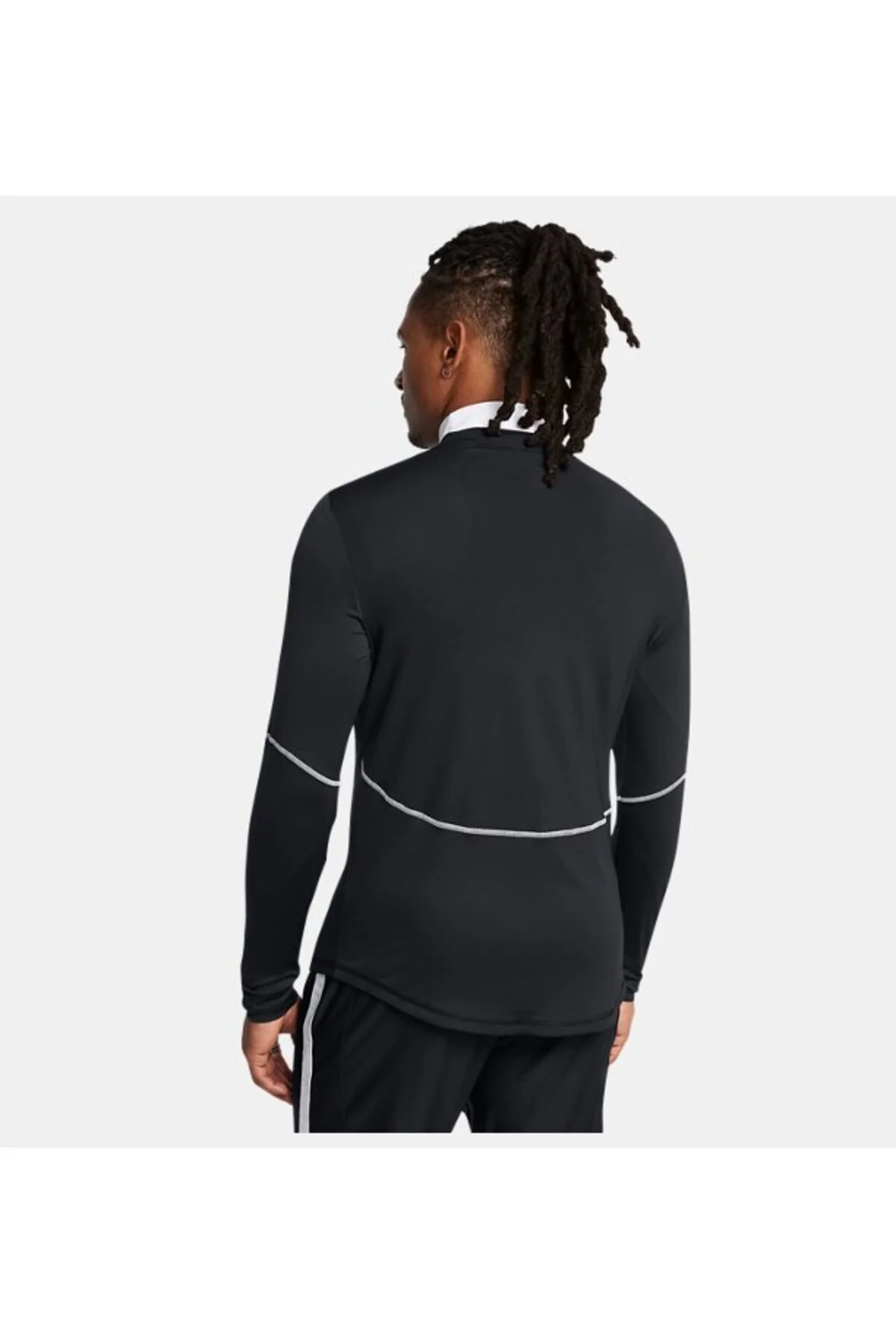 تی شرت ورزشی مشکی مردانه آستین بلند PRO 001 Under Armour