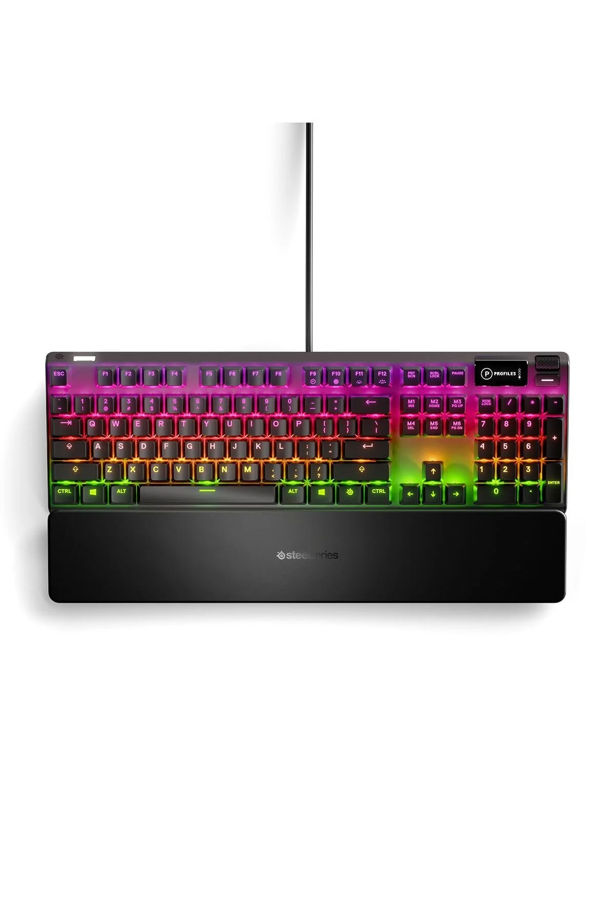 کیبورد مخصوص بازی صفحه کلید مکانیکی APEX 7 هوشمند سوئیچ قرمز QWERTY ترکیه SteelSeries
