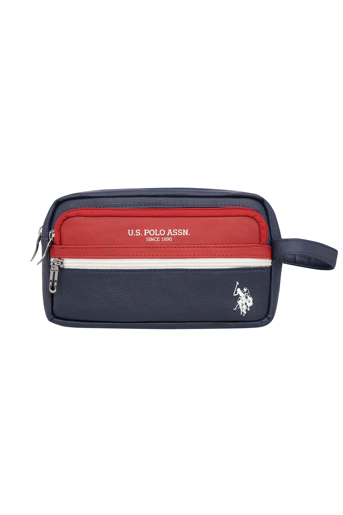 کیف دستی وگان و پورتفولیوی سرمه‌ای مدل 24592 طراحی ارگونومیک   U.S. Polo Assn.