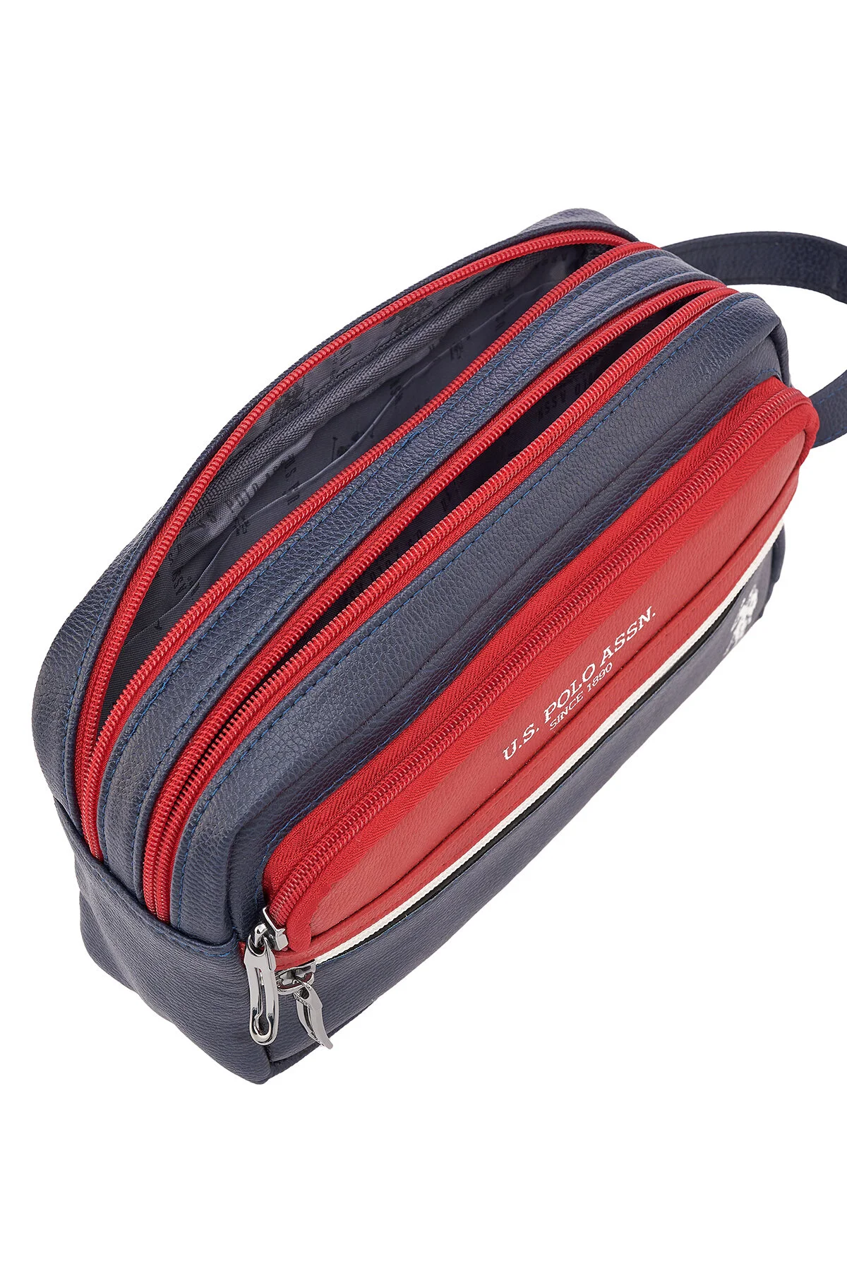 کیف دستی وگان و پورتفولیوی سرمه‌ای مدل 24592 طراحی ارگونومیک   U.S. Polo Assn.