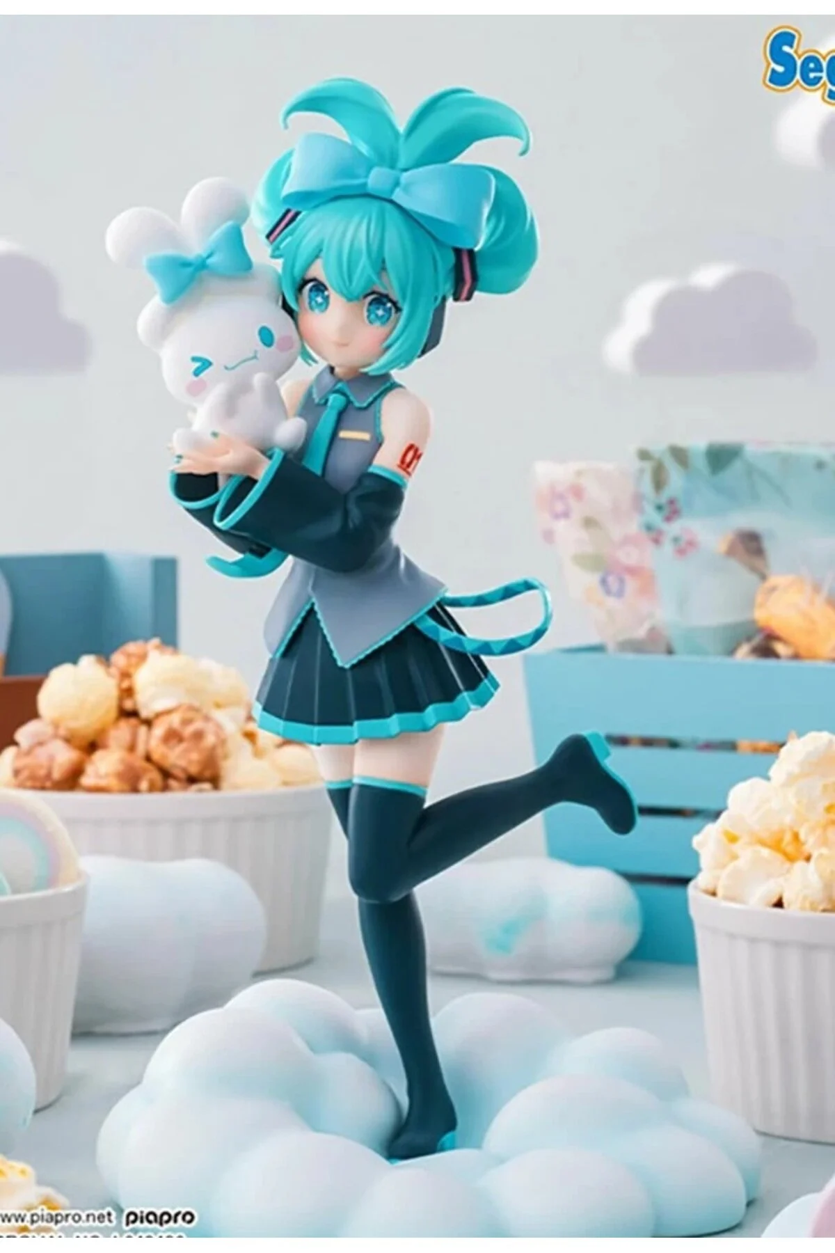 فیگور HATSUNE MIKU X CINNAMOROLL LUMINASTA VOCALOID FIGURE VIRTUAL WITH STAND 18 CM ANIME MANGA از ترکیه MYCH