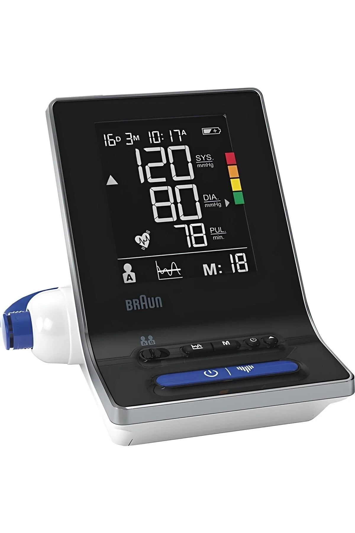 فشارسنج دیجیتال EXACTFIT 3 باتری بازوی تجهیزات فشار خون براون Braun