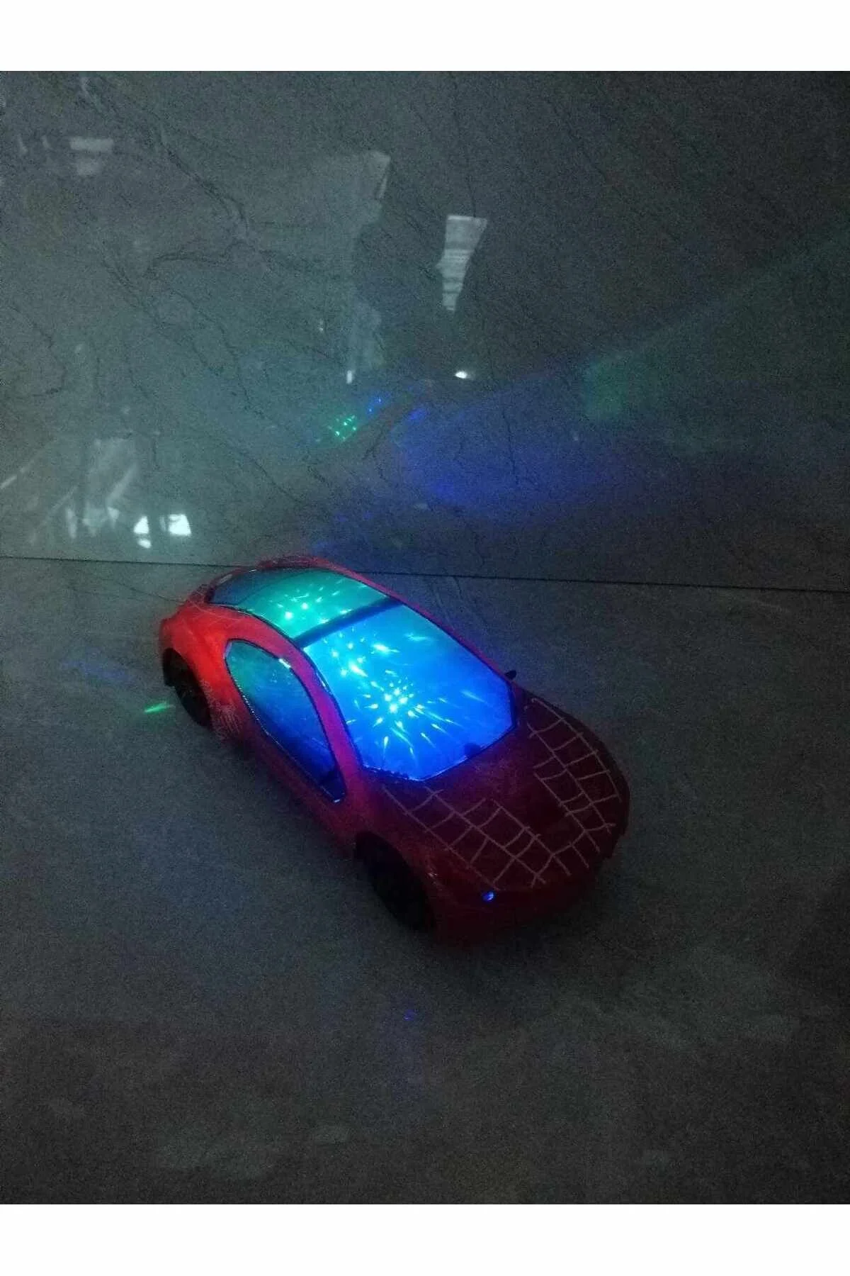 ماشین اسباب بازی SPIDERMAN SPIDER CAR باطری چراغها صداهای متحرک TWIST و TWIN 18 سانتیمتر Kids