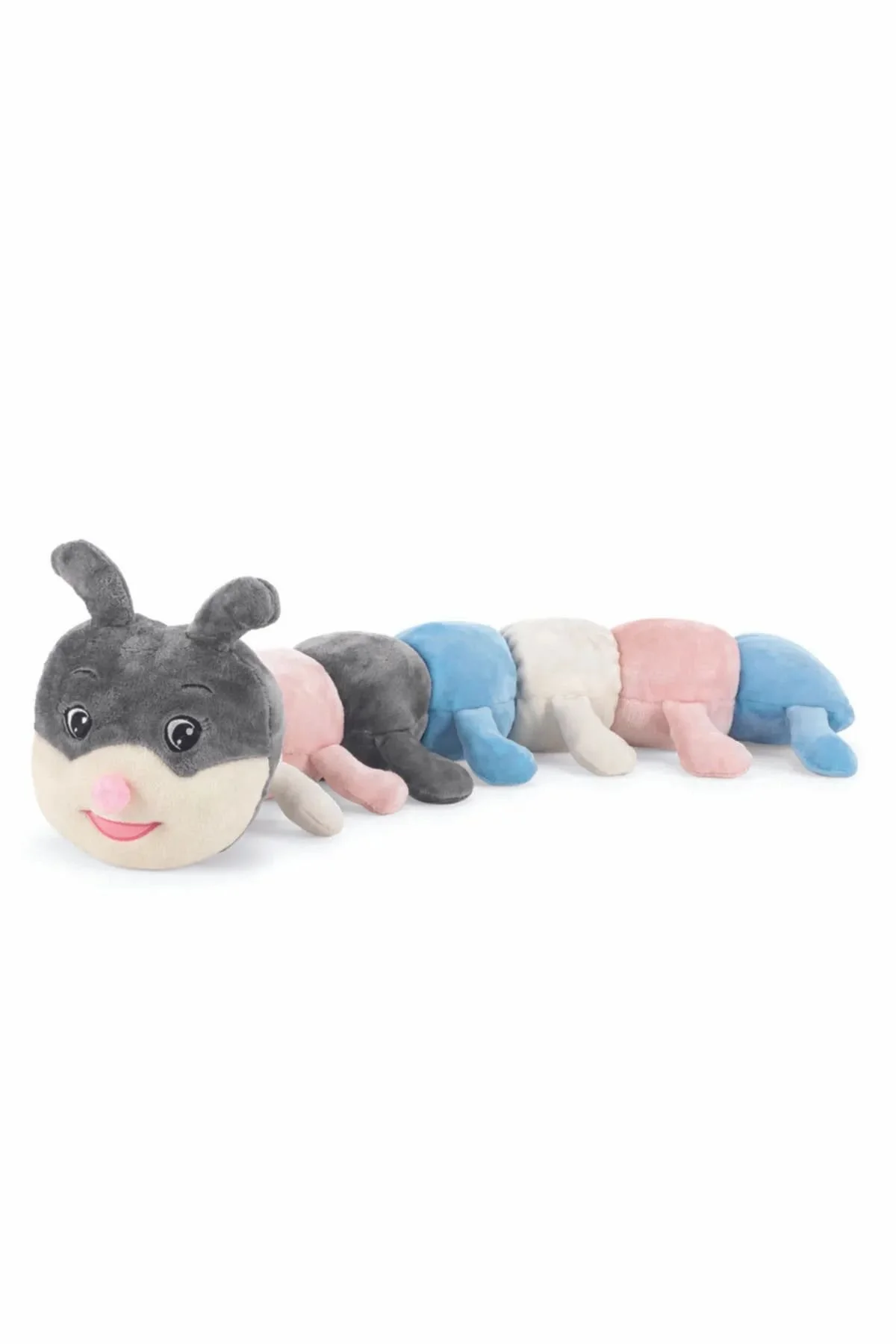 اسباب بازی های پشمی PLAY AND SLEEP COMPANION PUSH CATERPILLAR 85CM صورتی GRAN TOYS