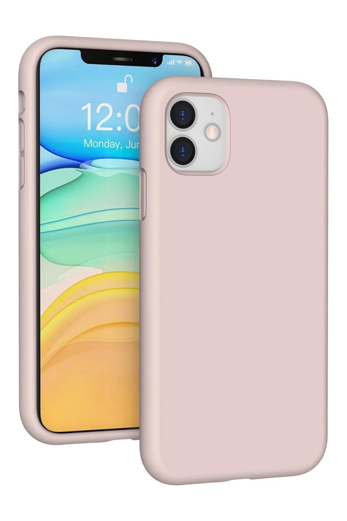 کاور و قاب APPLE IPHONE 11 سازگار با شش محفظه راه اندازی بسته SAND PINK W wopiece