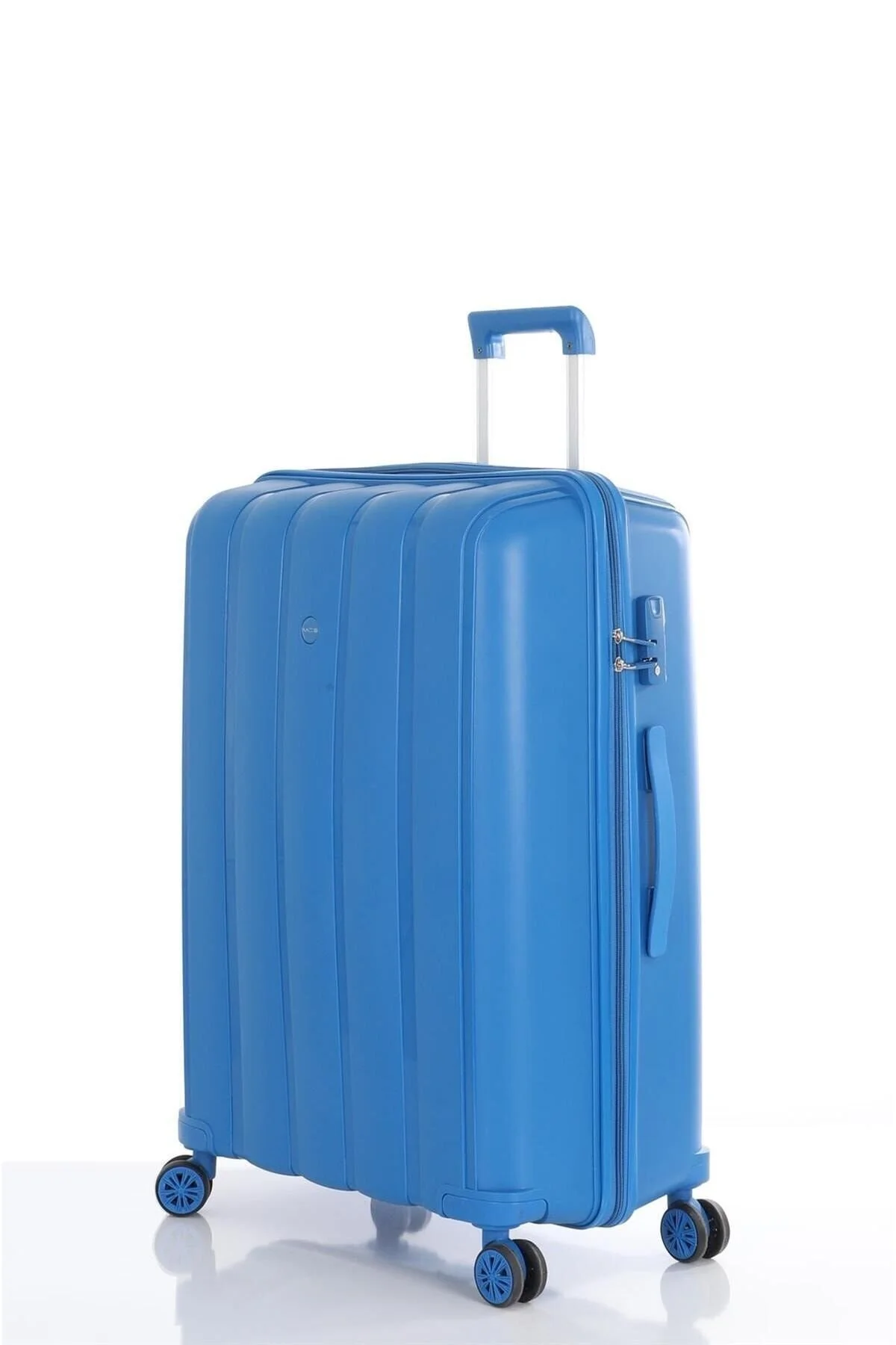 چمدان و ساک آبی مردانه زنانه ست 2 تکه پلی پروپیلن بزرگ آرایشی V305 S21YY1000081 SET MÇS