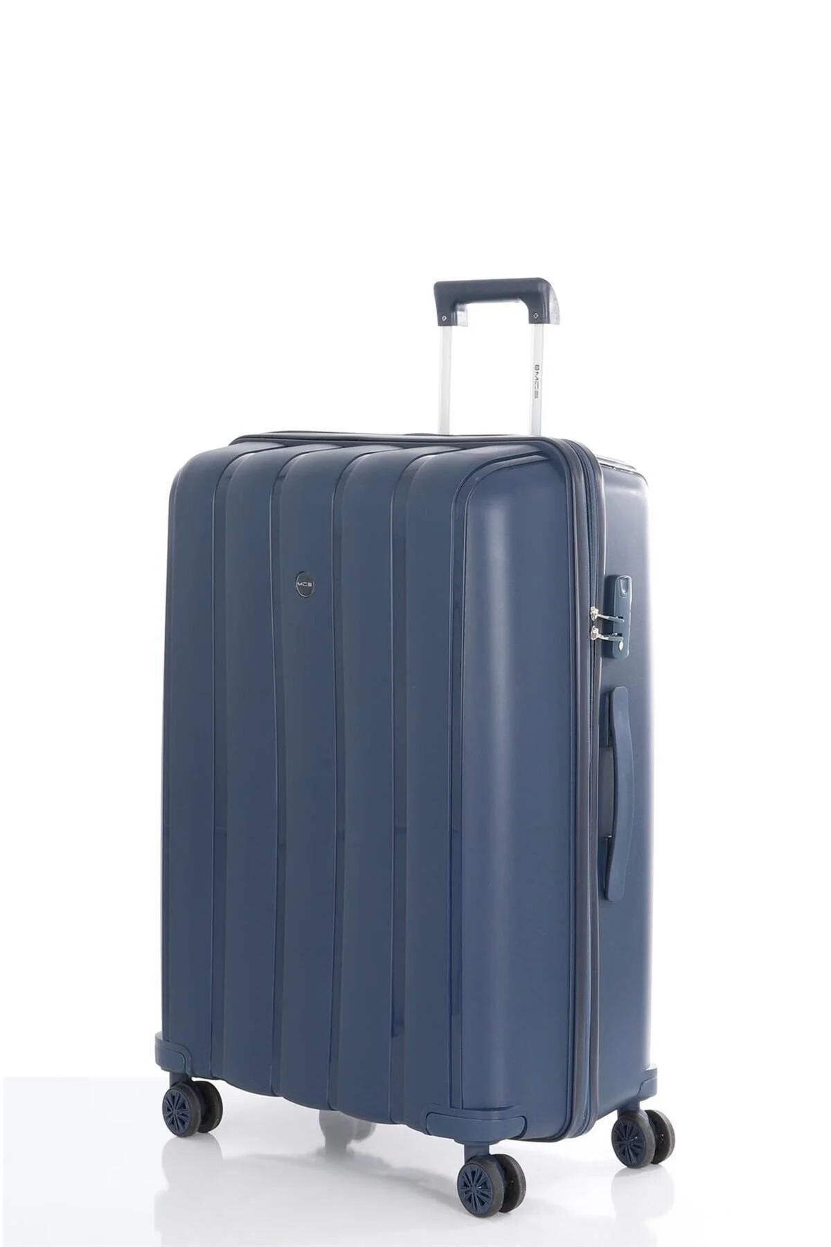 چمدان و ساک آبی مردانه زنانه ست 2 تکه پلی پروپیلن بزرگ آرایشی V305 S21YY1000081 SET MÇS