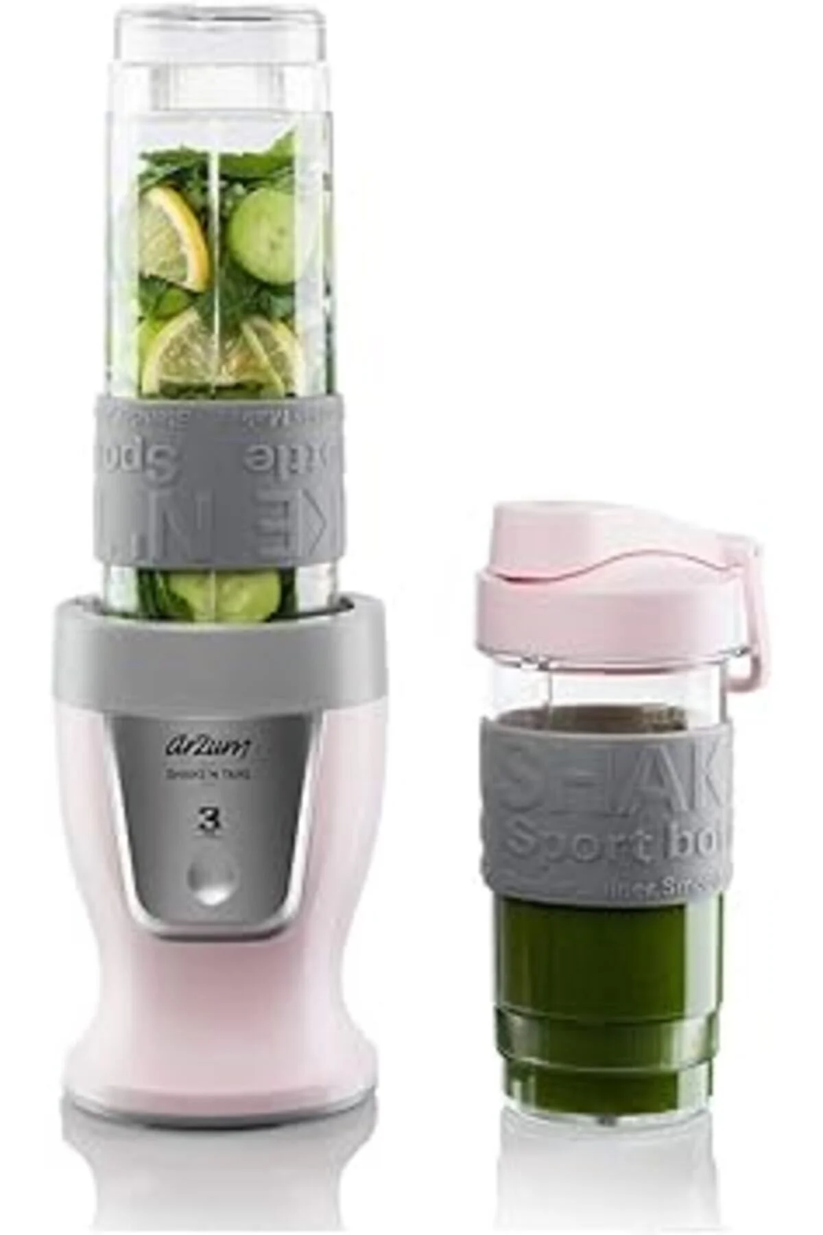 مخلوط کن شخصی SHAKE'N TAKE PERSONAL 300 W SMOOTHIE BLENDER قرمز صورتی Arzum