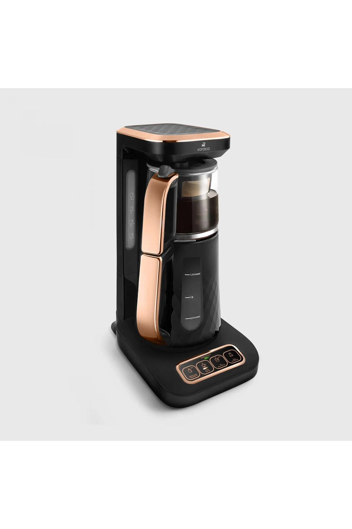 چای ساز دستگاه دم کردن و فیلتر قهوه ROBOTEA PRO PREMIUM 4 IN 1 TALKING Karaca