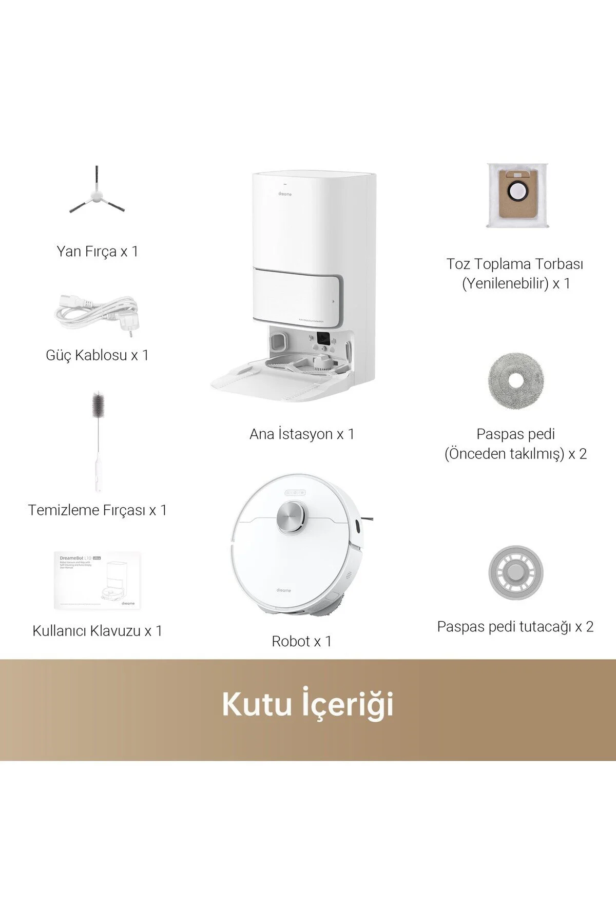 جاروبرقی رباتیک GARB 5300 PA با ایستگاه Dreame
