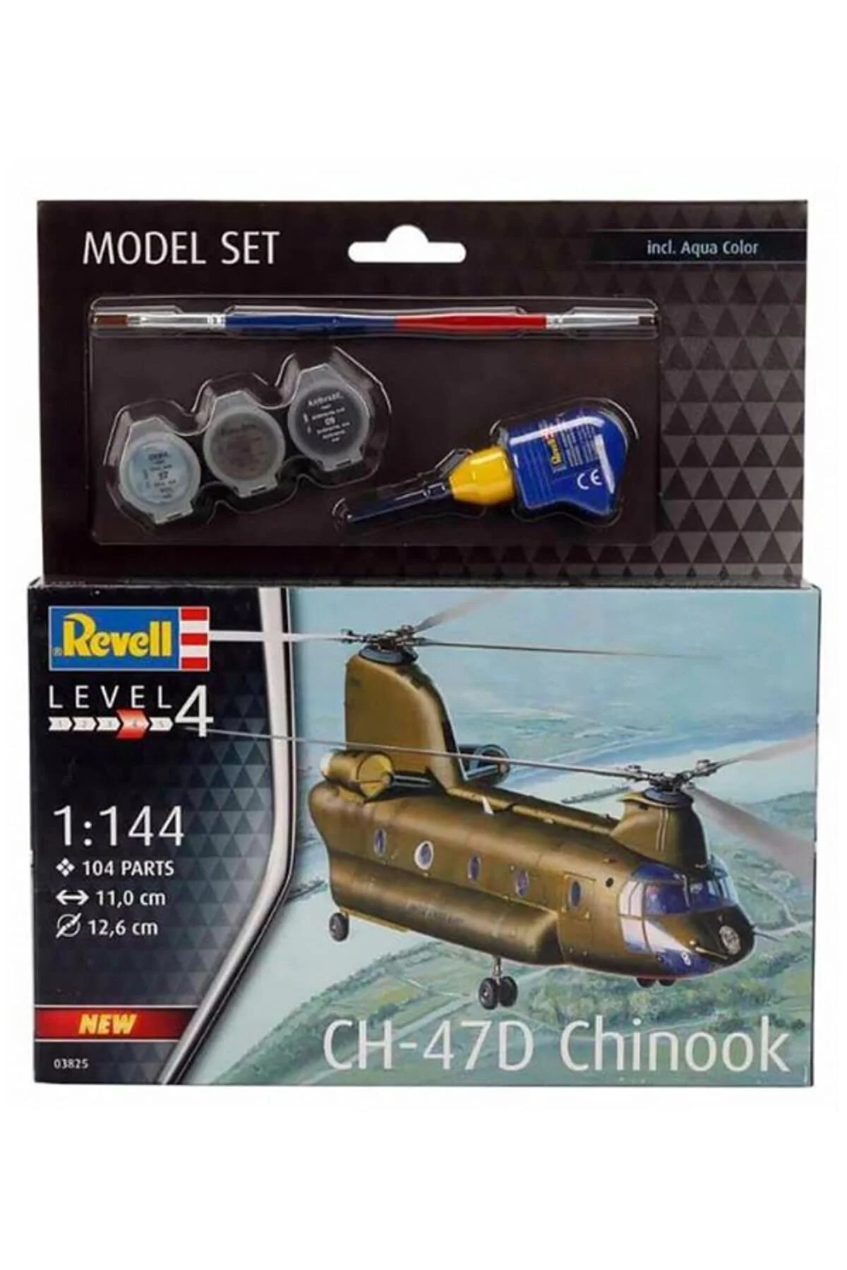 ماکت مدل ست هواپیما Ch 47d Chinook 63825 REVELL