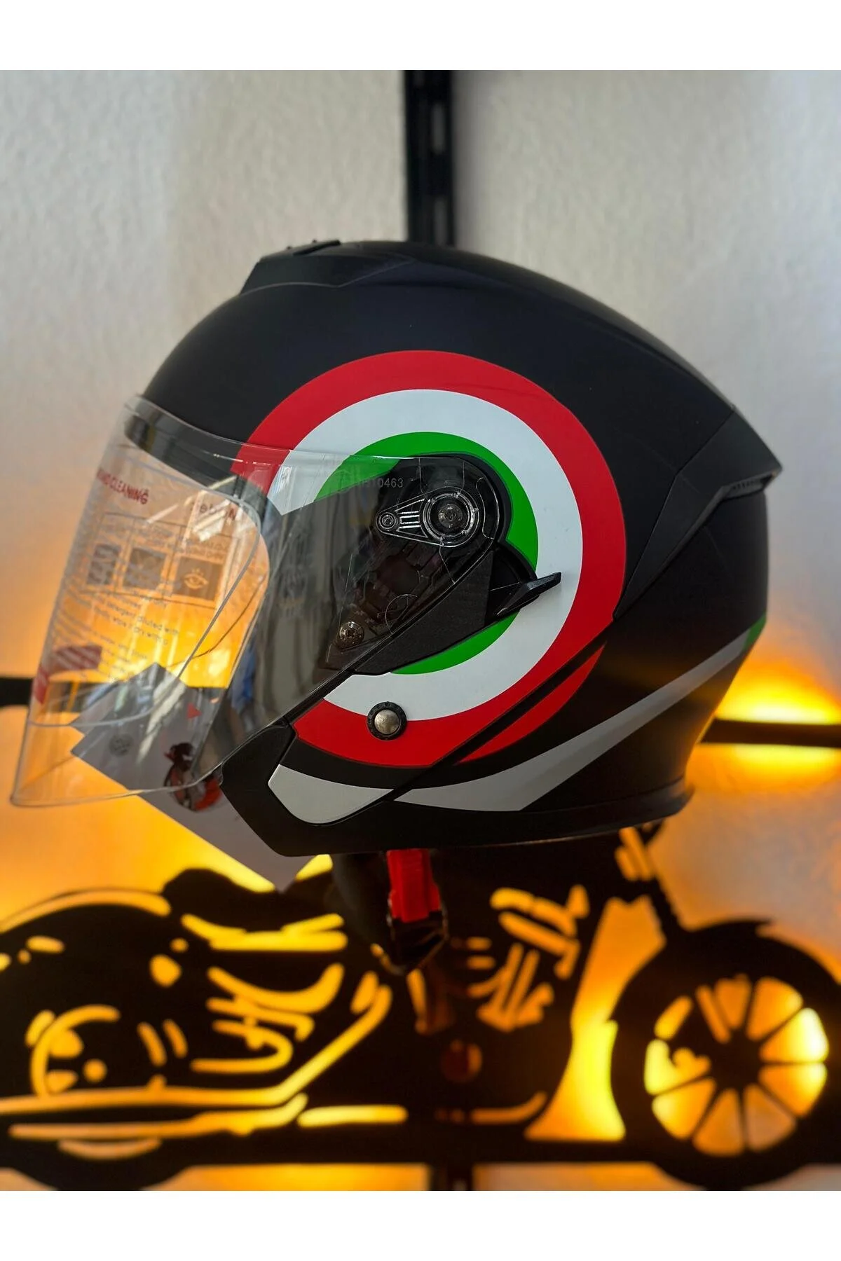 کلاه کاسکت موتورسیکلت JK 526 نیمه ایمنی با آفتابگیر Kask