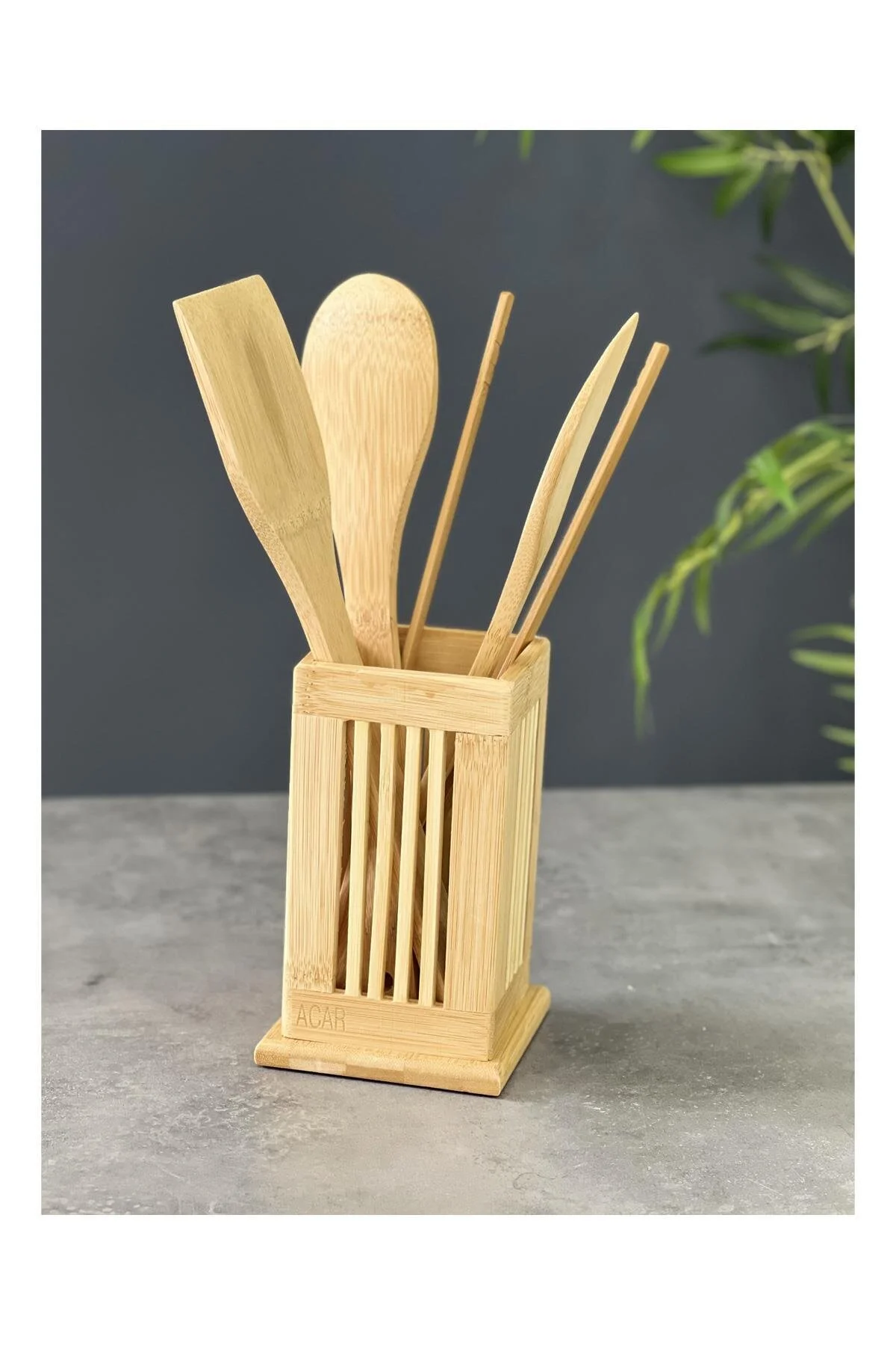 اسپاتولا غرفه مجموعه آشپزخانه BAMBU 5 قطعه ACAR