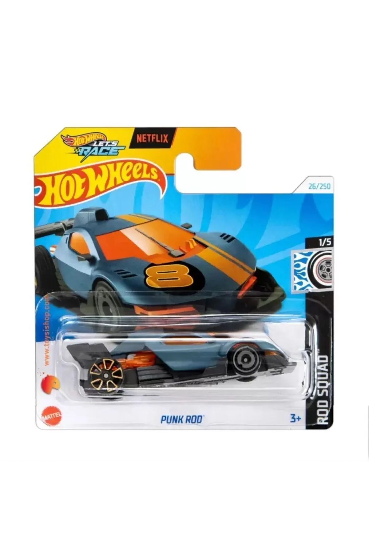مدل خودرو میله پانک HTC98 هات ویلز اورجینال HOT WHEELS