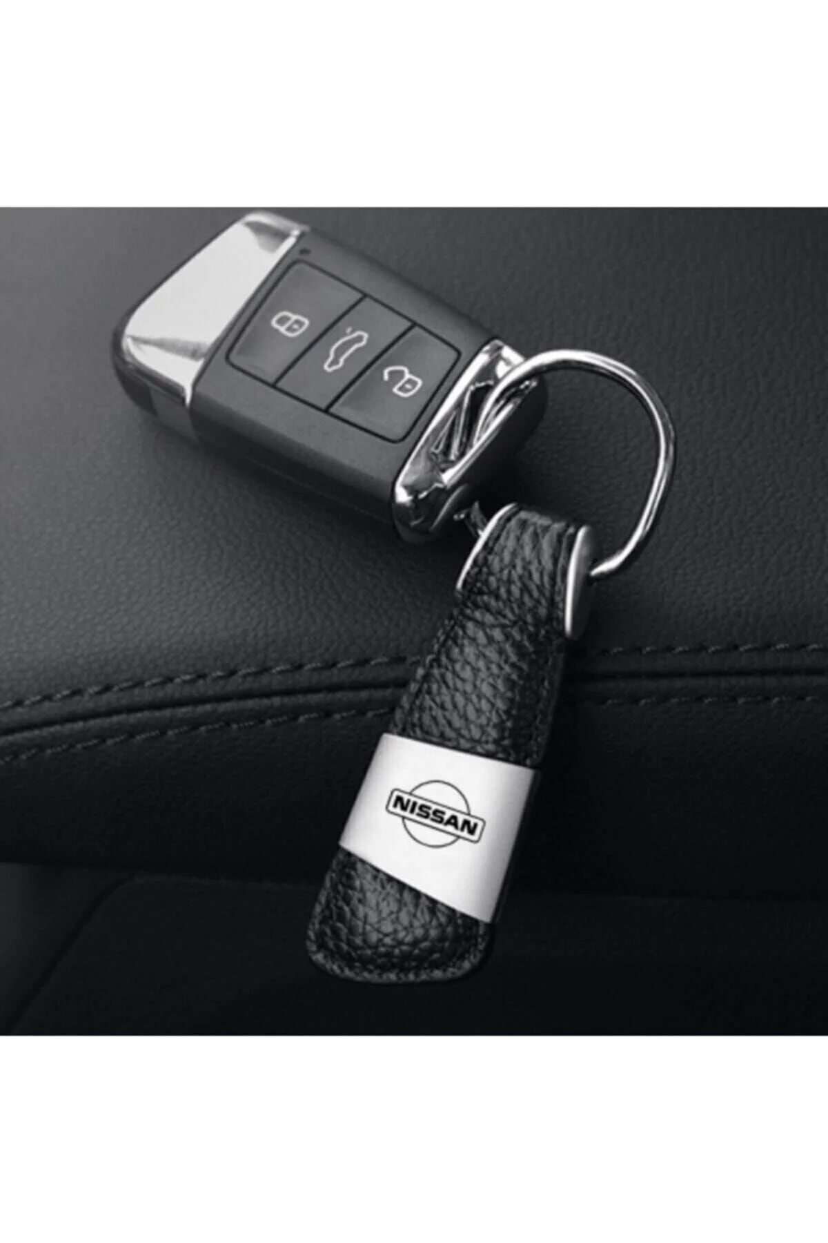 جاسوئیچی خودرو KEYCHAIN جعبه فلزی آرم نیسان Genel Markalar