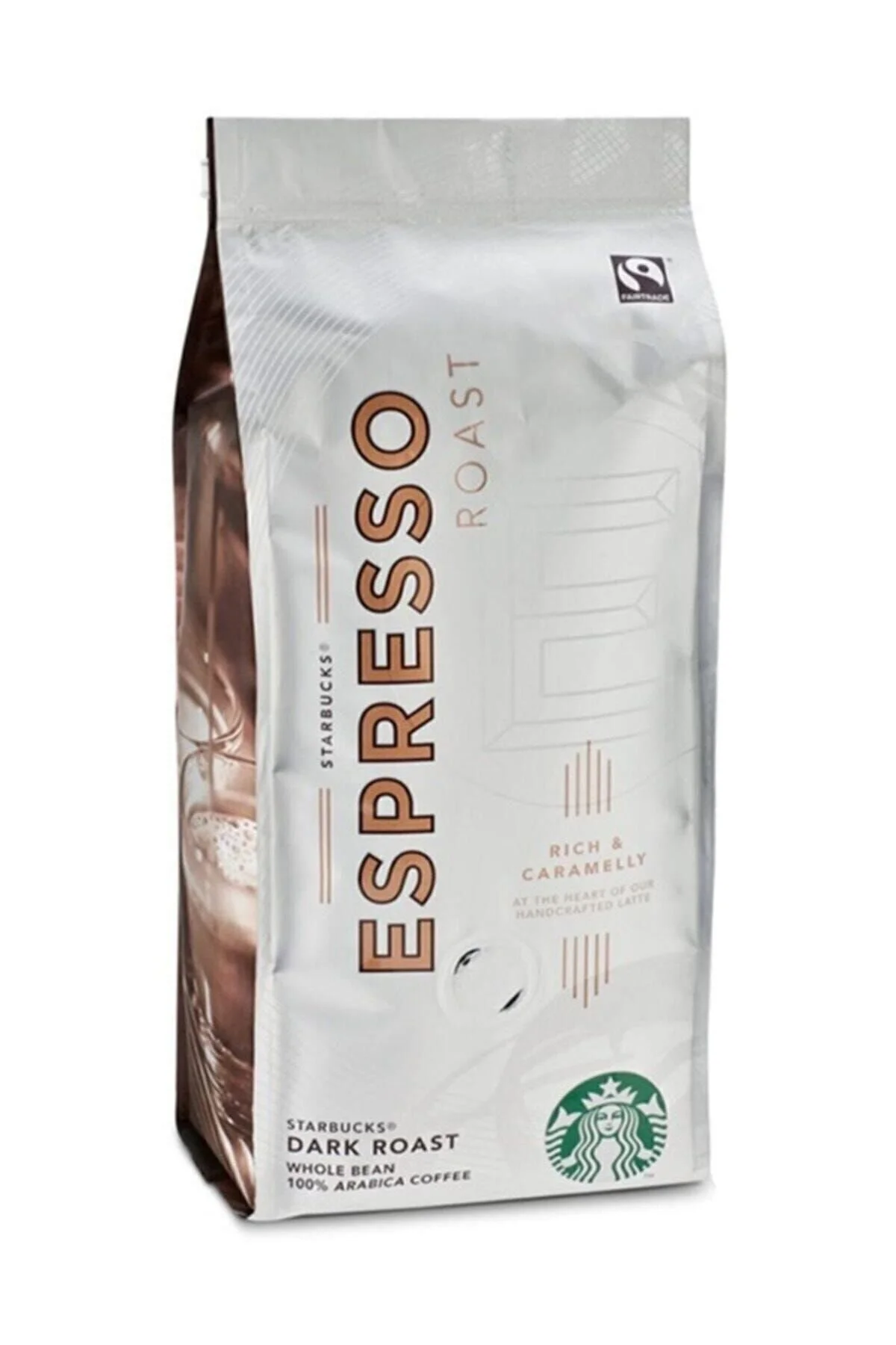 قهوه فیلتر و دانه کامل دارک روست اسپرسو 250 گرم آسیاب شده برای ساز استارباکس Starbucks
