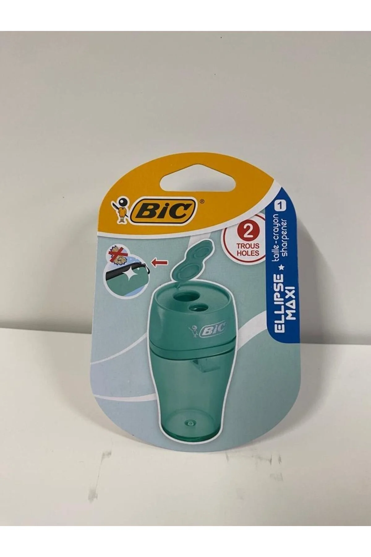 مداد تراش سبز بیضی ماکسی کالنتره اورجینال بیک Bic