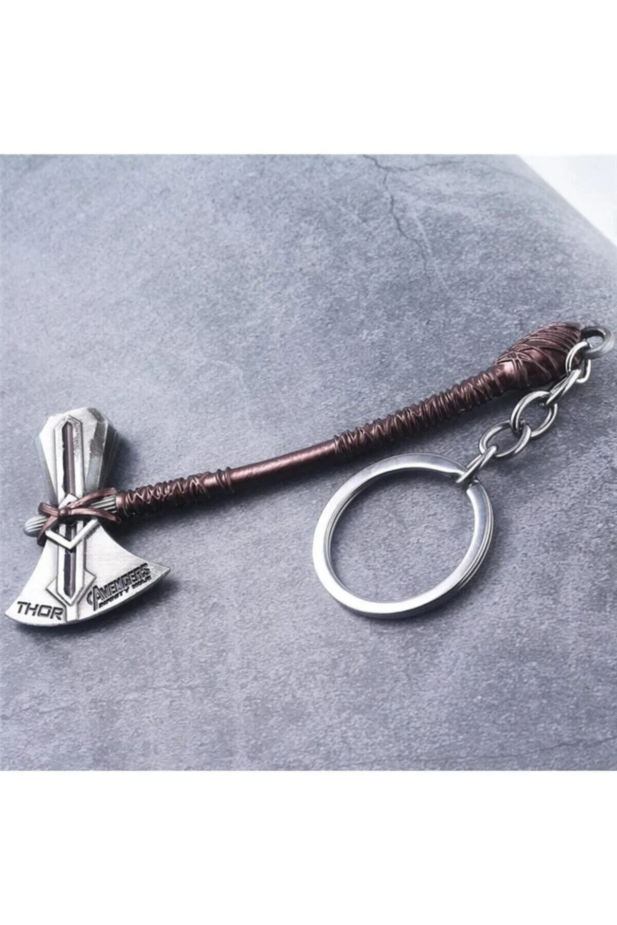 جلیقه کلید AVENGERS INFINITY WAR THOR MJOLNIR STORMBREAKER AXE CHAIN KEYCHAIN مدل جدید new fly