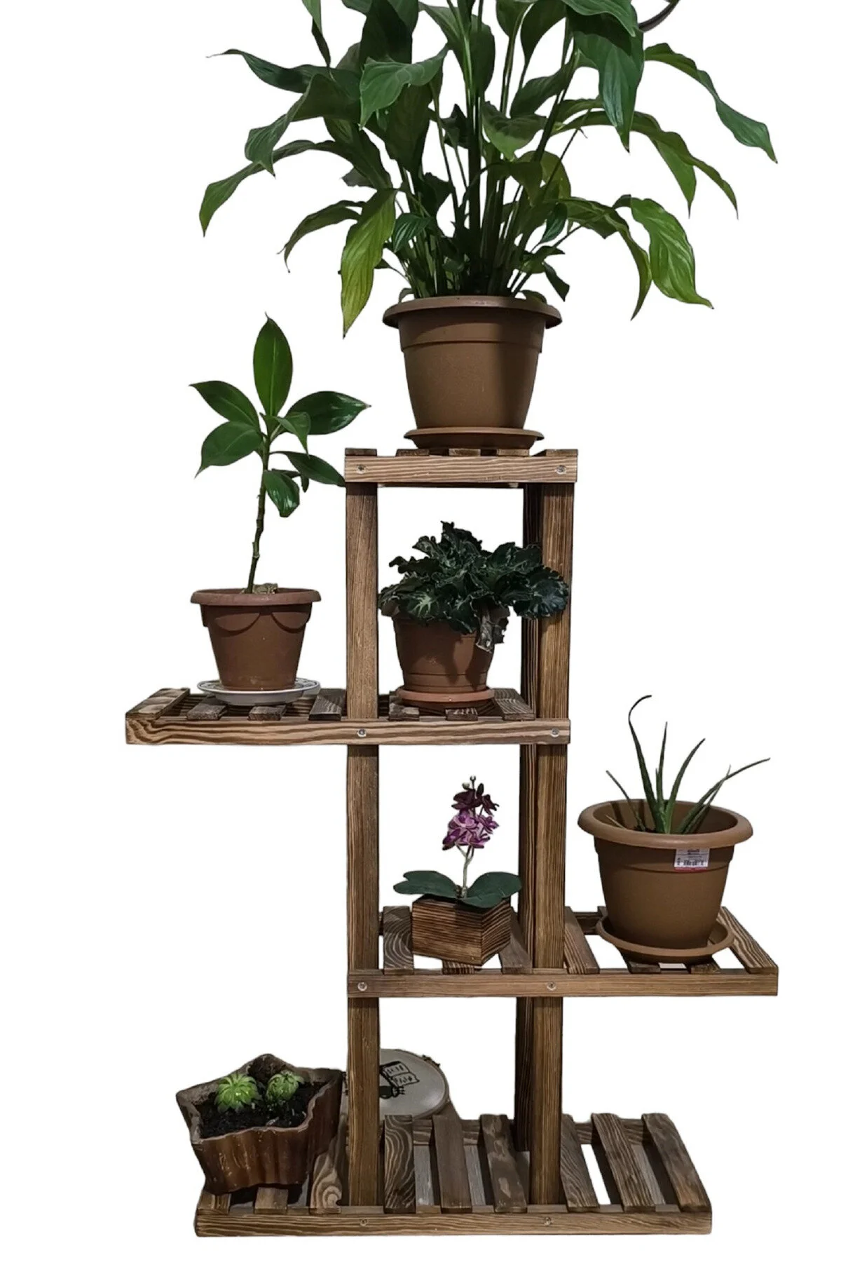 استند نت و ساز گل قرار دادن گلدان تزئینی ایستاده Wooden City