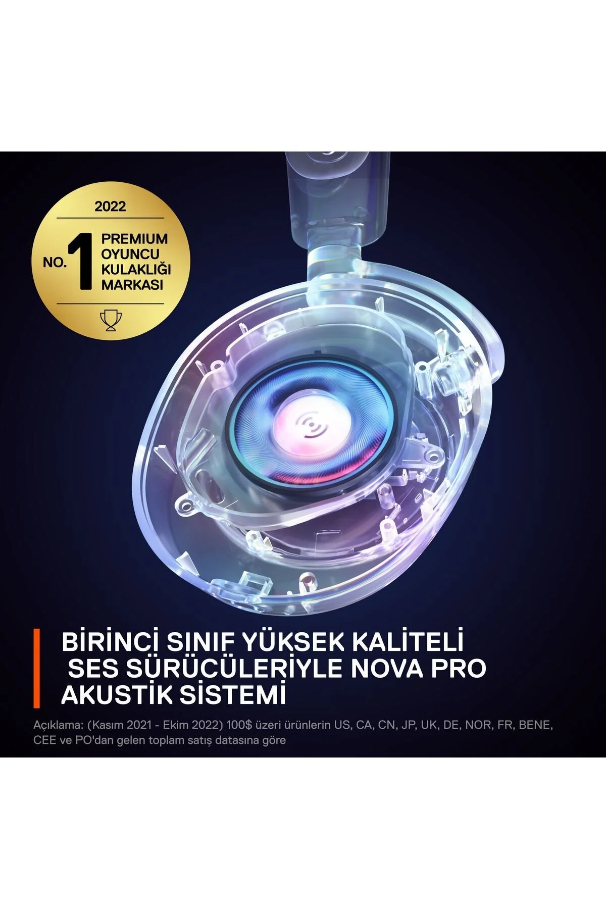 هدست مخصوص بازی ARCTIS NOVA PRO MULTI PLATFORM GAMING HI FI درایورهای صوتی GAMEDAC GEN2 PC PS5 PS4 SteelSeries