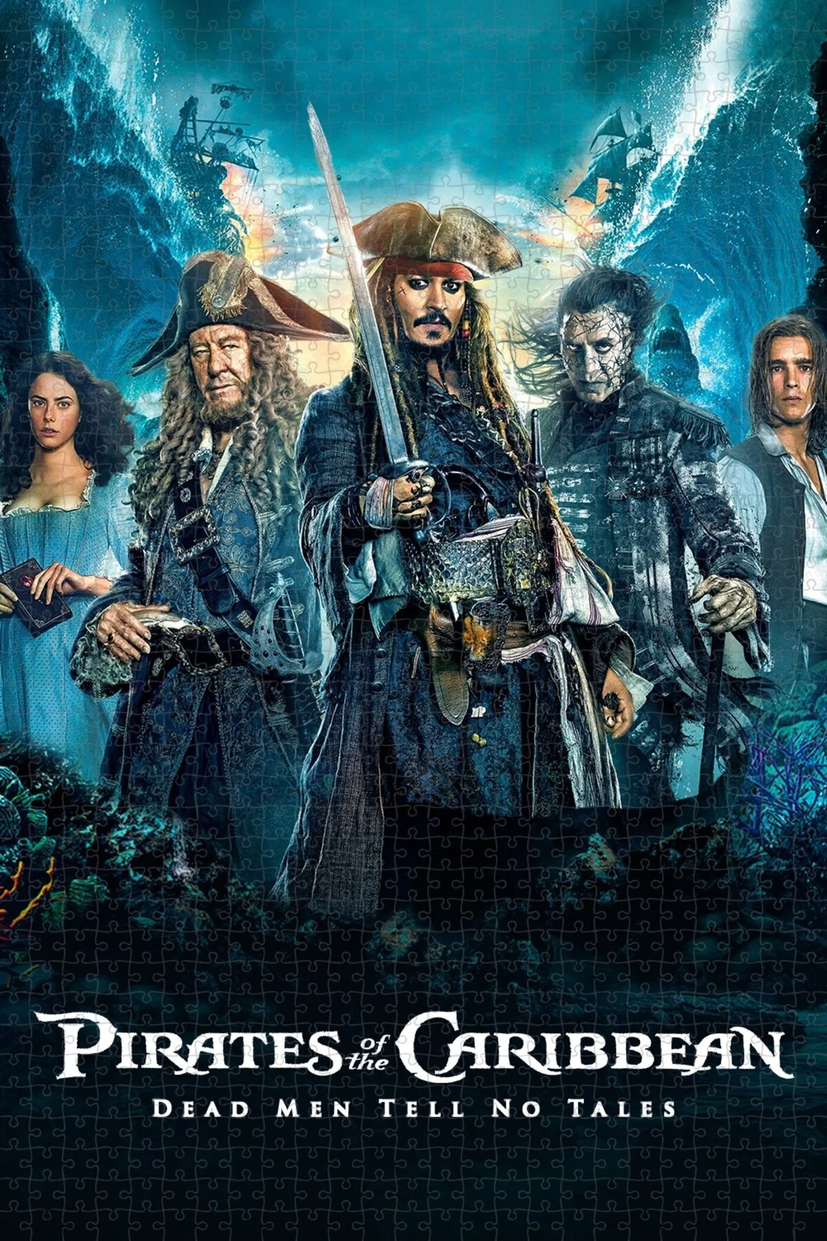 پازل پوستر فیلم PIRATES OF THE CARIBBEAN: 1000 PIECE JIGSAW PUZZLE DEAD MEN TELL NO TALES 2017 از ترکیه Jeronkarji