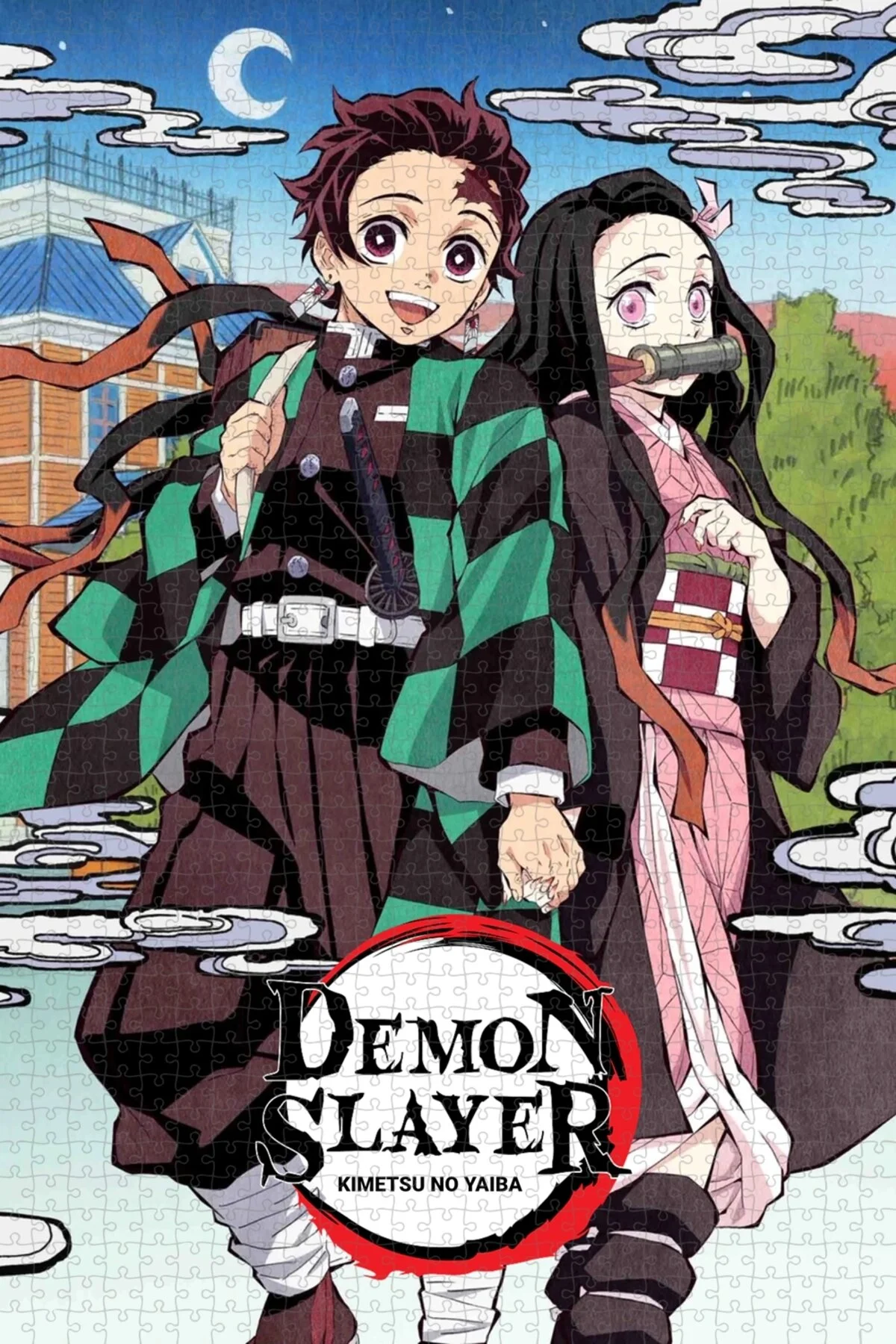 پازل پوستر فیلم 1000 PIECE JIGSAW PUZZLE OF DEMON SLAYER: KIMETSU NO YAIBA 2019 از ترکیه Jeronkarji