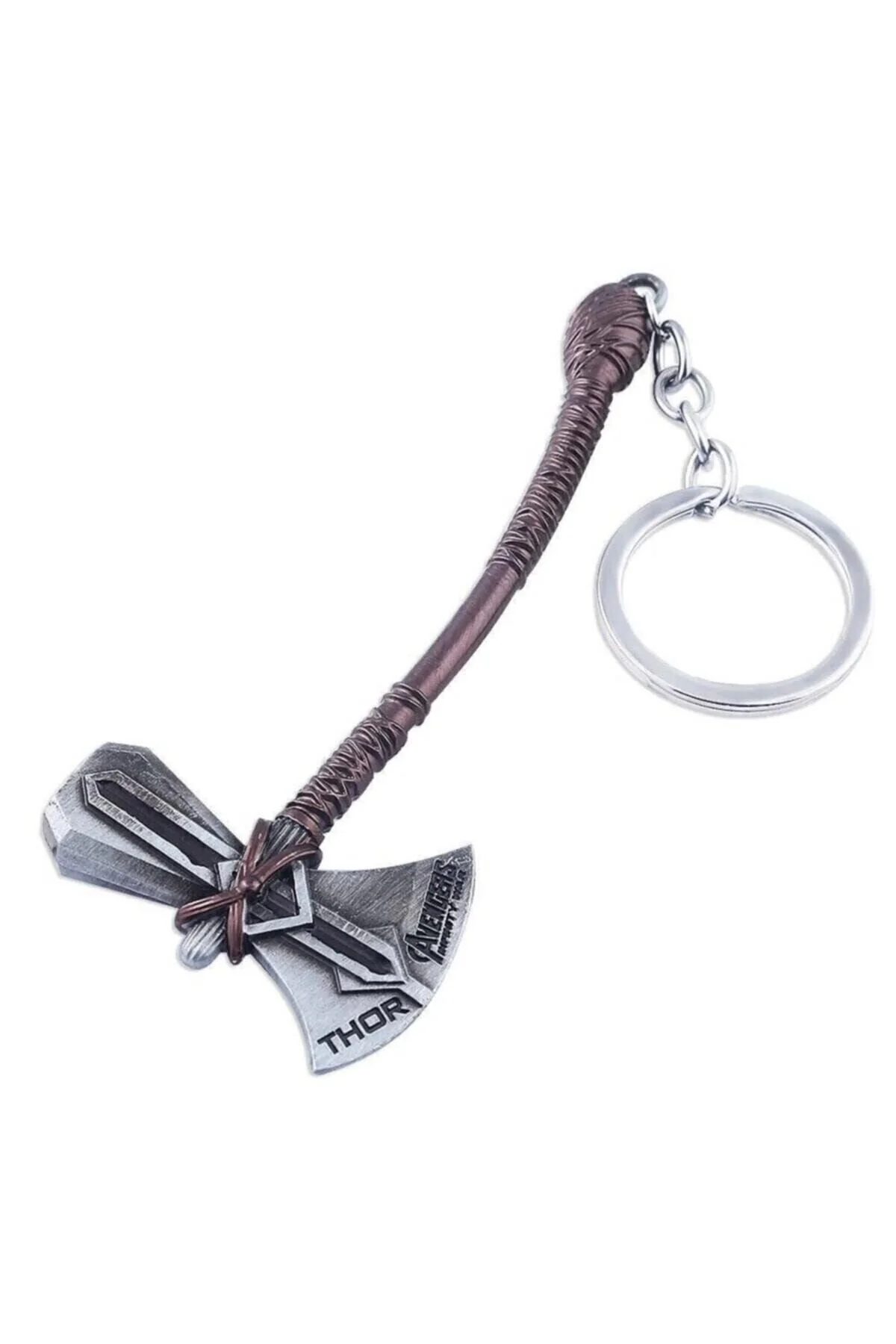 جلیقه کلید AVENGERS INFINITY WAR THOR MJOLNIR STORMBREAKER AXE CHAIN KEYCHAIN مدل جدید new fly