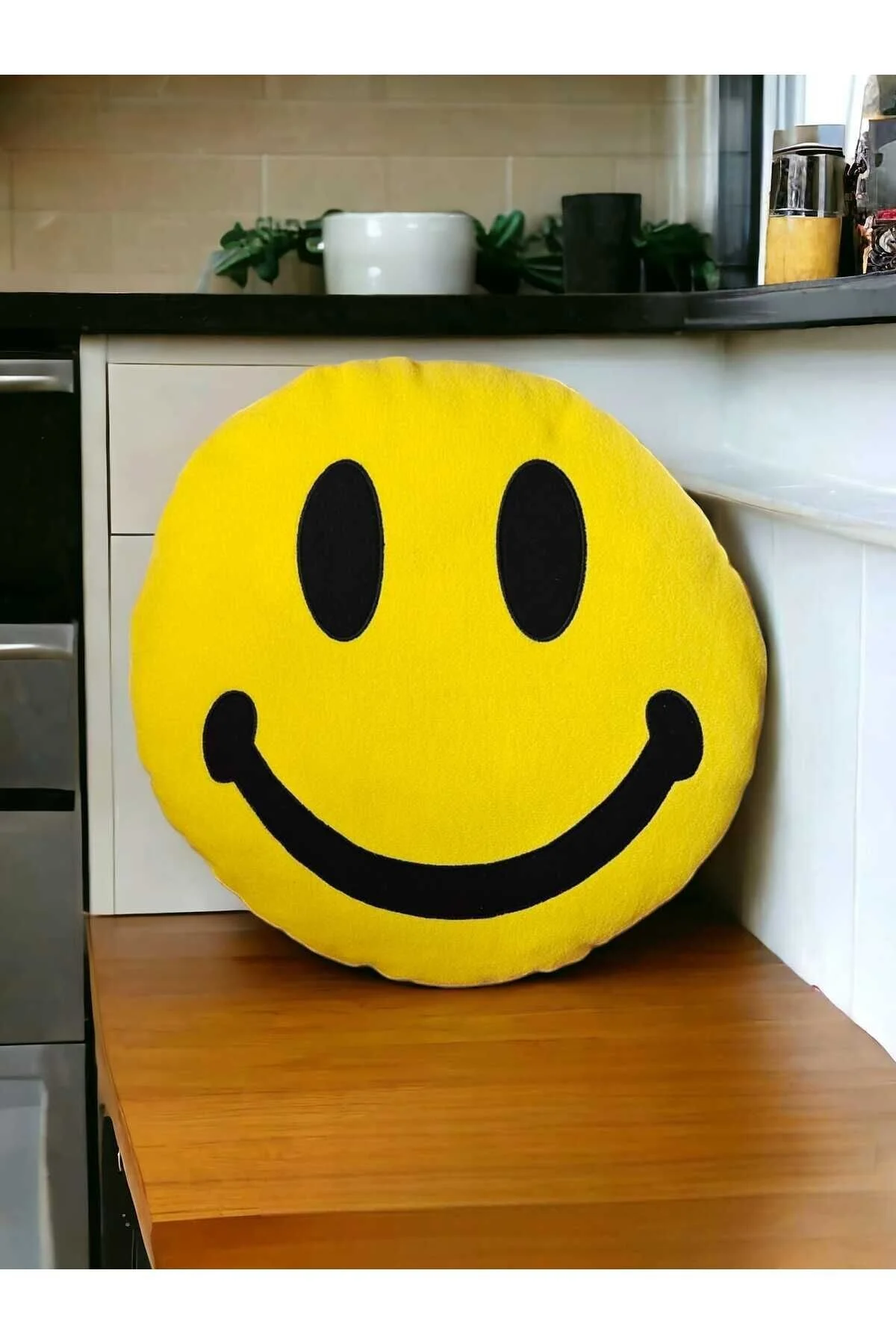 اسباب بازی های پشمی TOYZZ 45 سانتی متری سایز بزرگ بالش صورت خندان شکلک Mellito