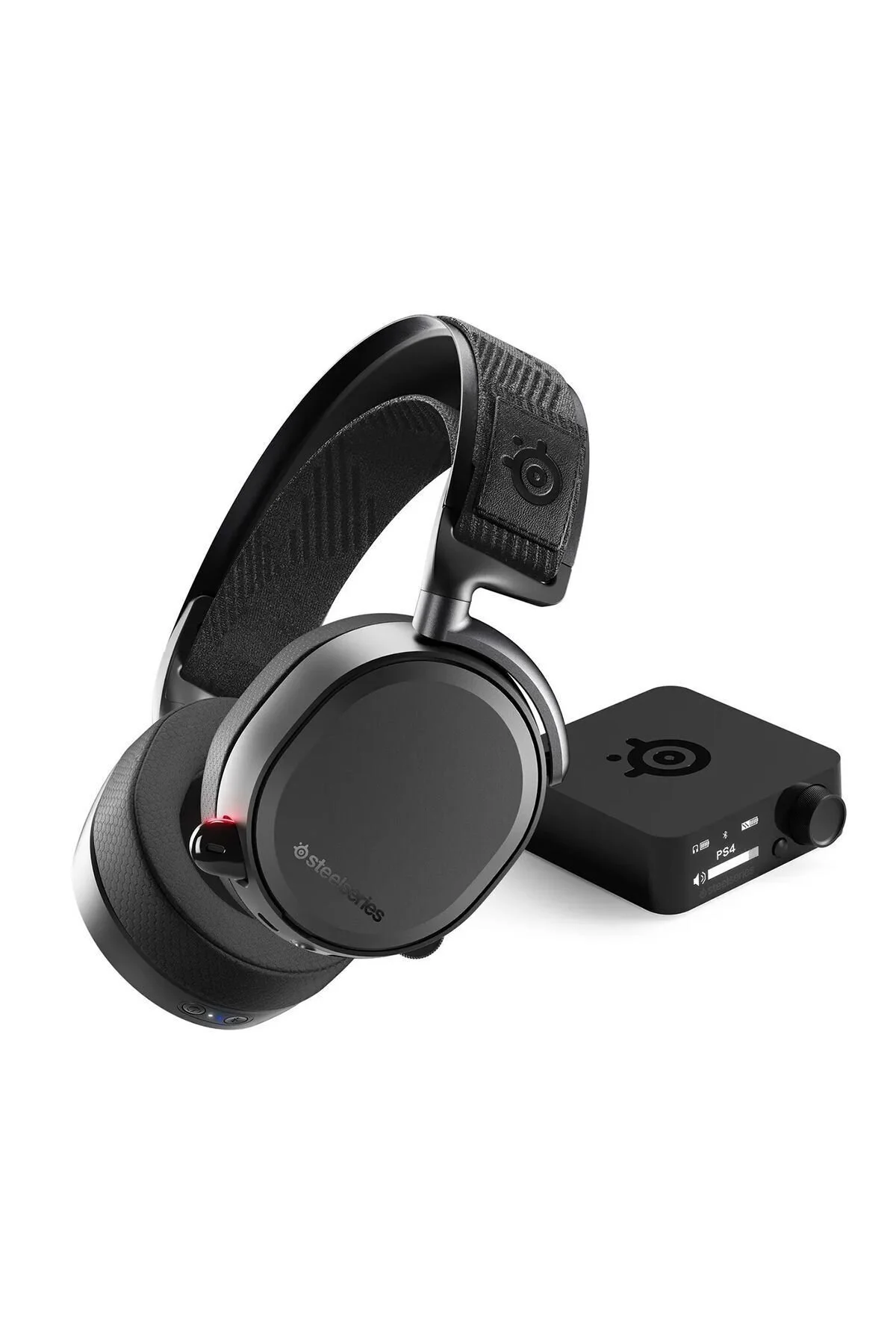 هدست مخصوص بازی بی سیم ARCTIS PRO AUDIO FIDELITY HIGH BLUETOOTH PC PS4 PS5 سازگار سیاه SteelSeries