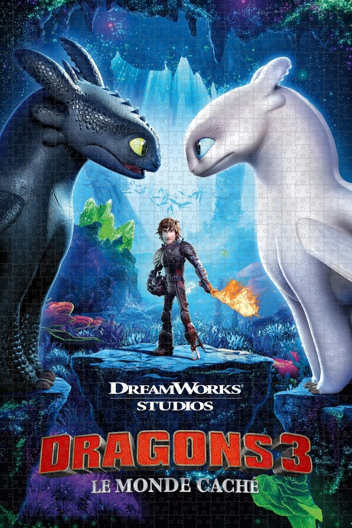پازل پوستر فیلم HOW TO TRAIN YOUR DRAGON: 1000 PIECE PUZZLE OF THE HIDDEN WORLD 2019 از ترکیه Jeronkarji