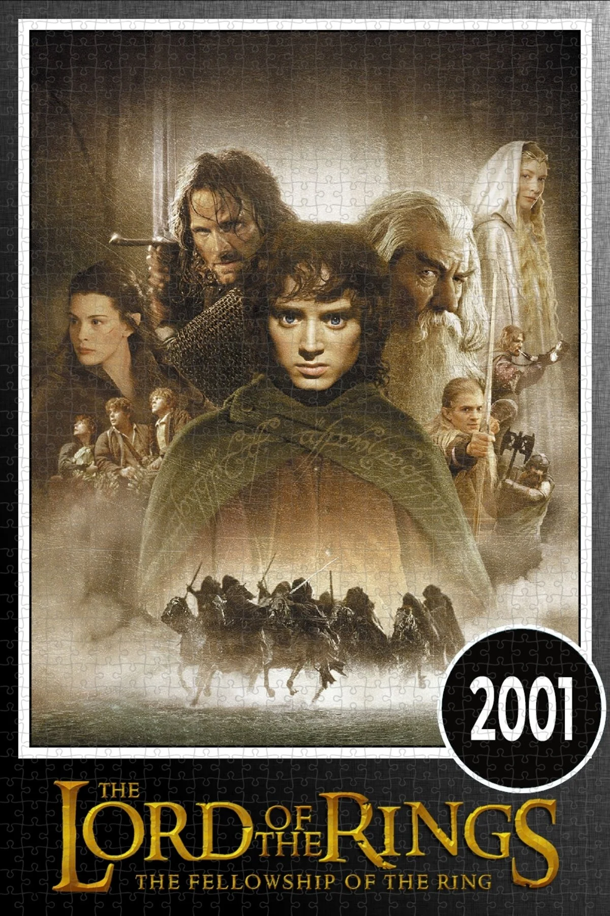 پازل THE LORD OF RINGS: FELLOWSHIP RING 2001 پوستر فیلم 1000 PIECE JIGSAW PUZZLE S16 از ترکیه Jeronkarji