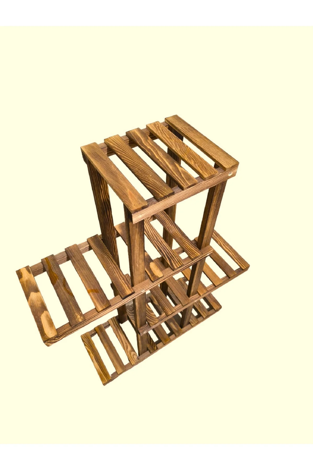 استند نت و ساز گل قرار دادن گلدان تزئینی ایستاده Wooden City