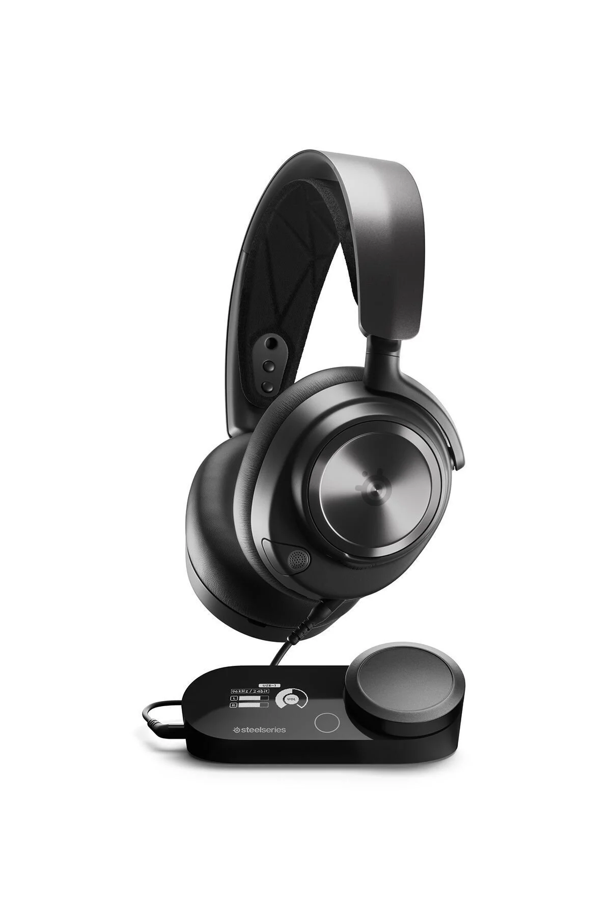 هدست مخصوص بازی ARCTIS NOVA PRO MULTI PLATFORM GAMING HI FI درایورهای صوتی GAMEDAC GEN2 PC PS5 PS4 SteelSeries