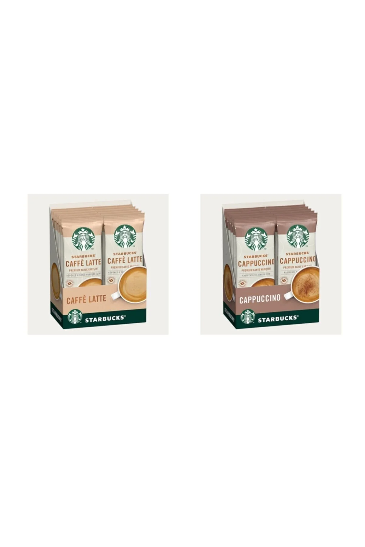 قهوه فوری مجموعه کافه میکس کاپوچینو لاته پرمیوم سری INTENSE FLAVORS استارباکس Starbucks