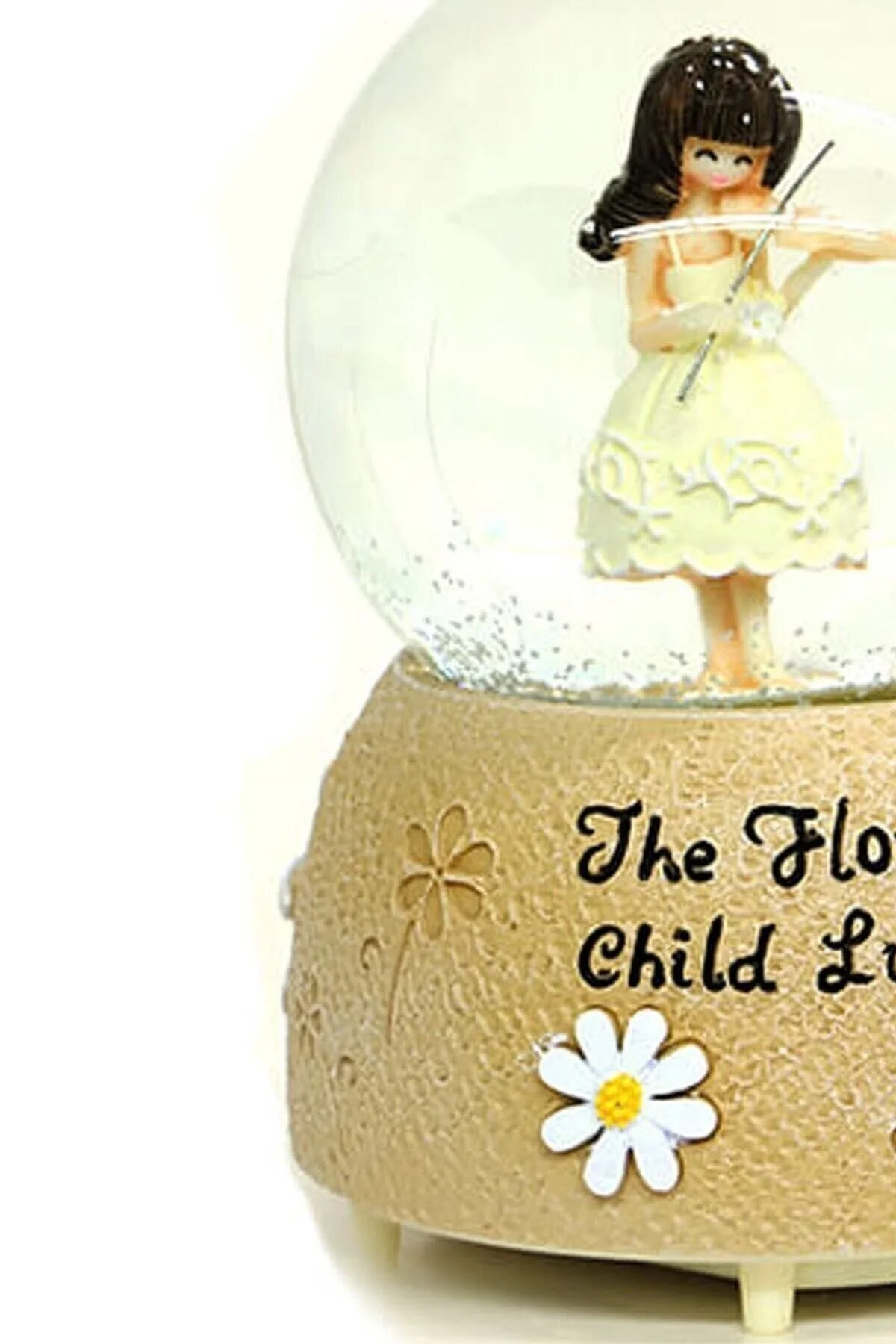 گوی برفی ویولن نوازندگی فرشته موتوریزه تغییر رنگ خودکار اسپری SNOW GLOBE C 0581 از ترکیه Genel Markalar